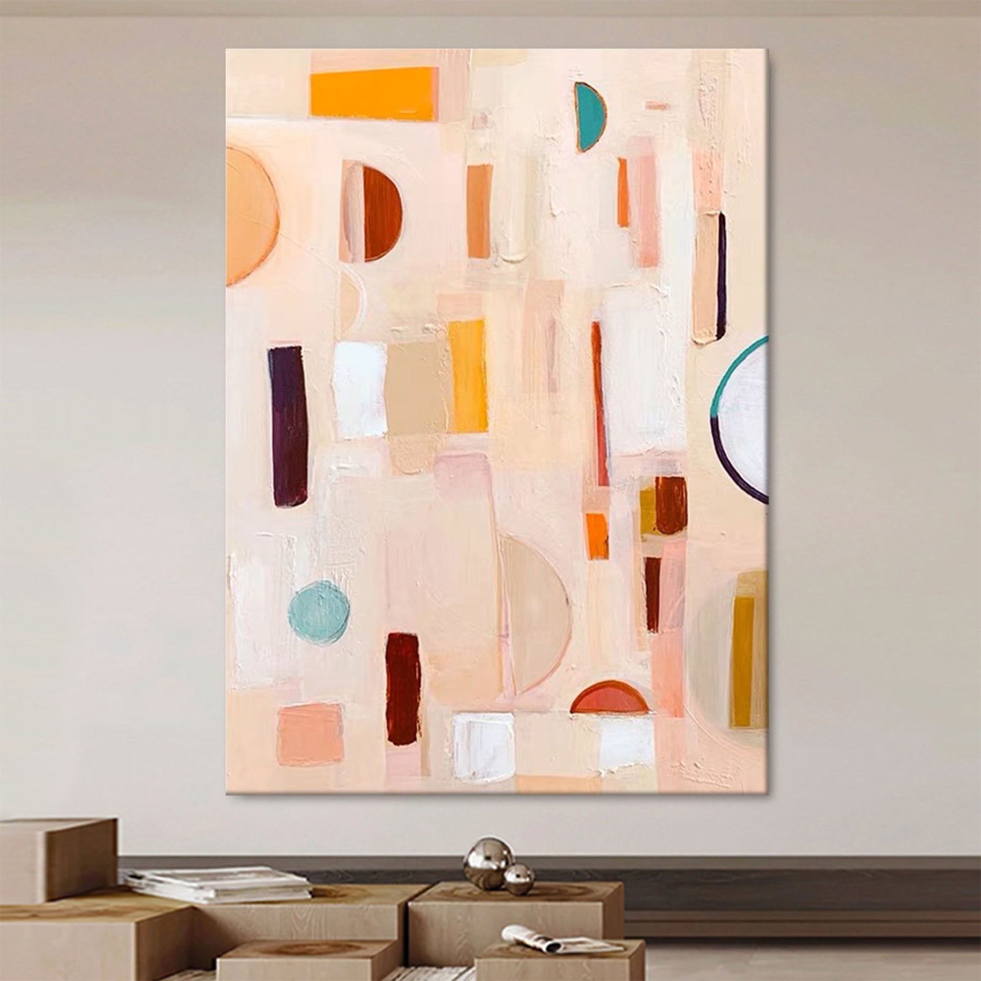 Geometric Canvas Art #GE002