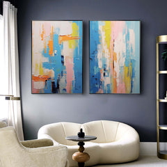 Abstract Canvas Art #AB143