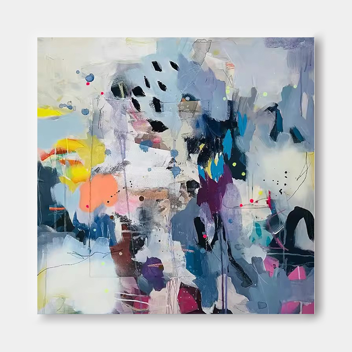 Abstract Canvas Art #AB064