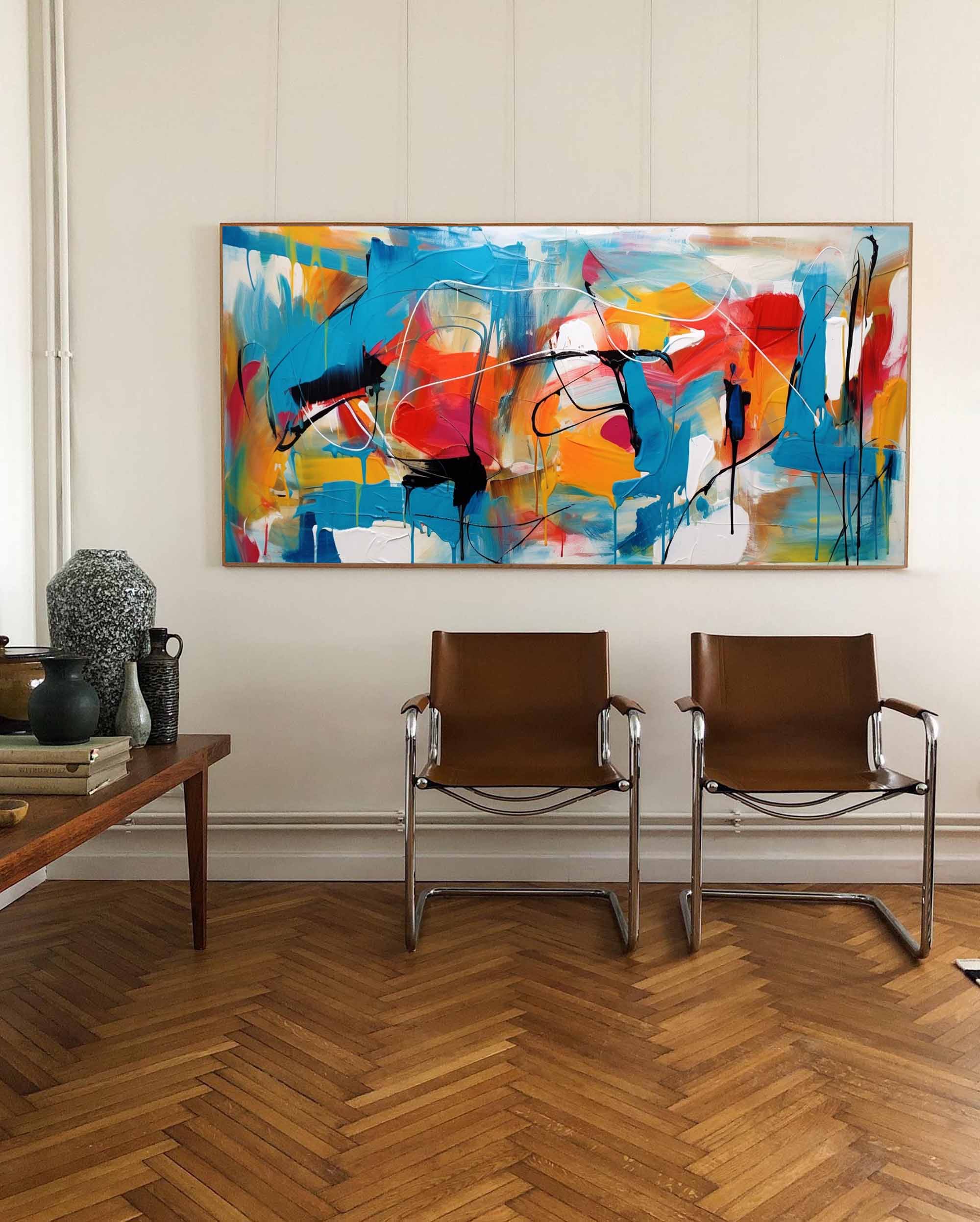 Abstract Canvas Art #AB221