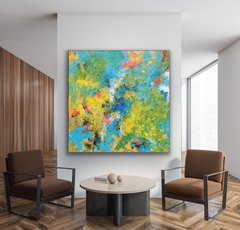 Abstract Canvas Art #AB037