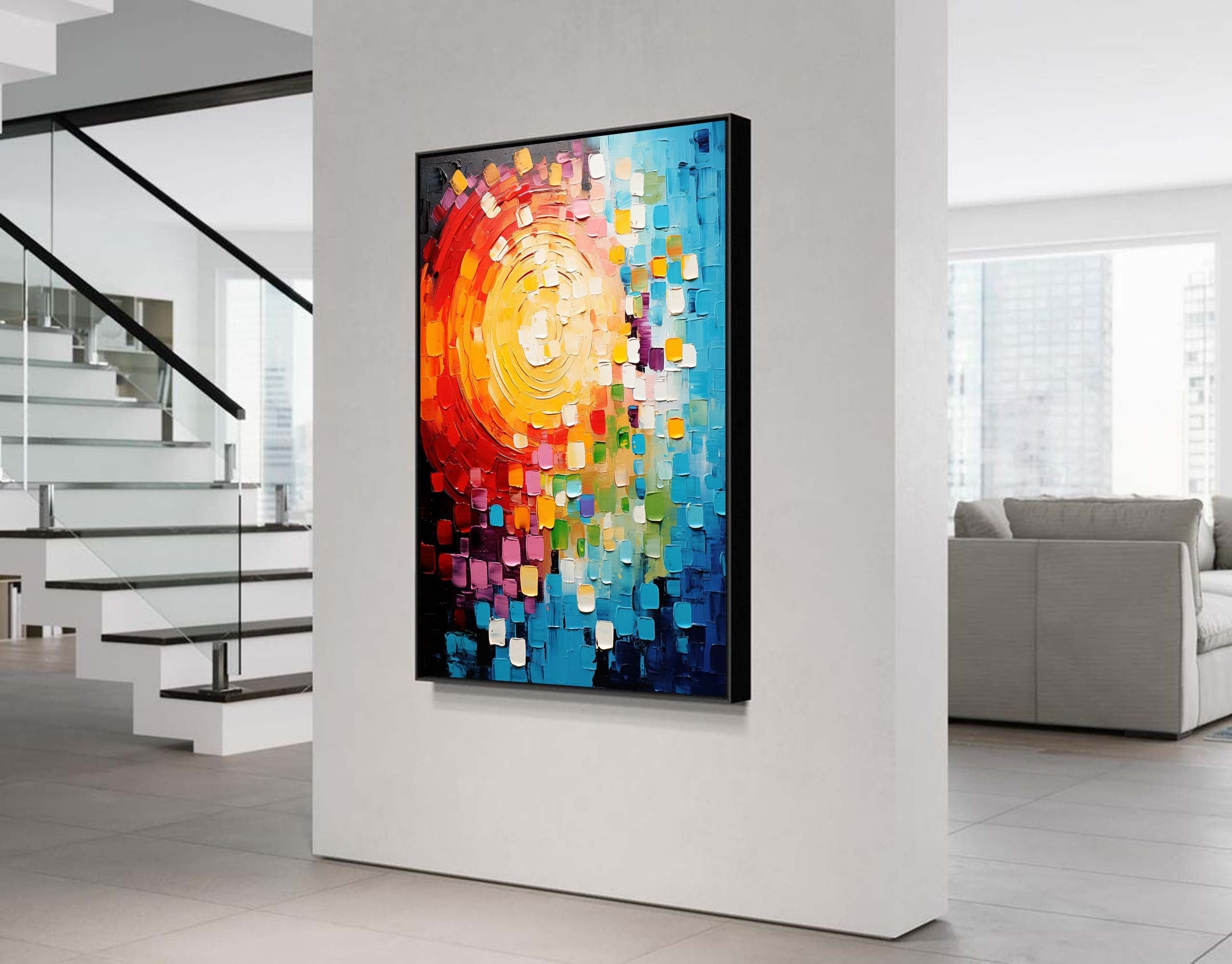 Abstract Canvas Art #AB275
