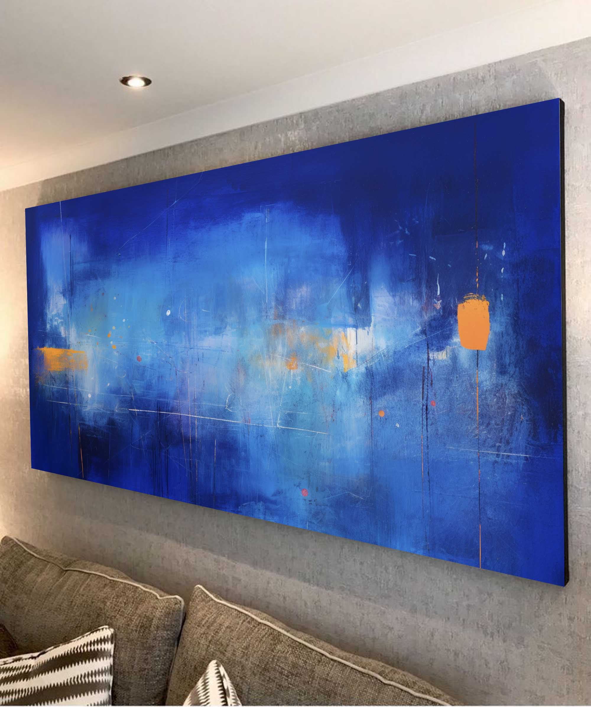 Abstract Canvas Art #AB216