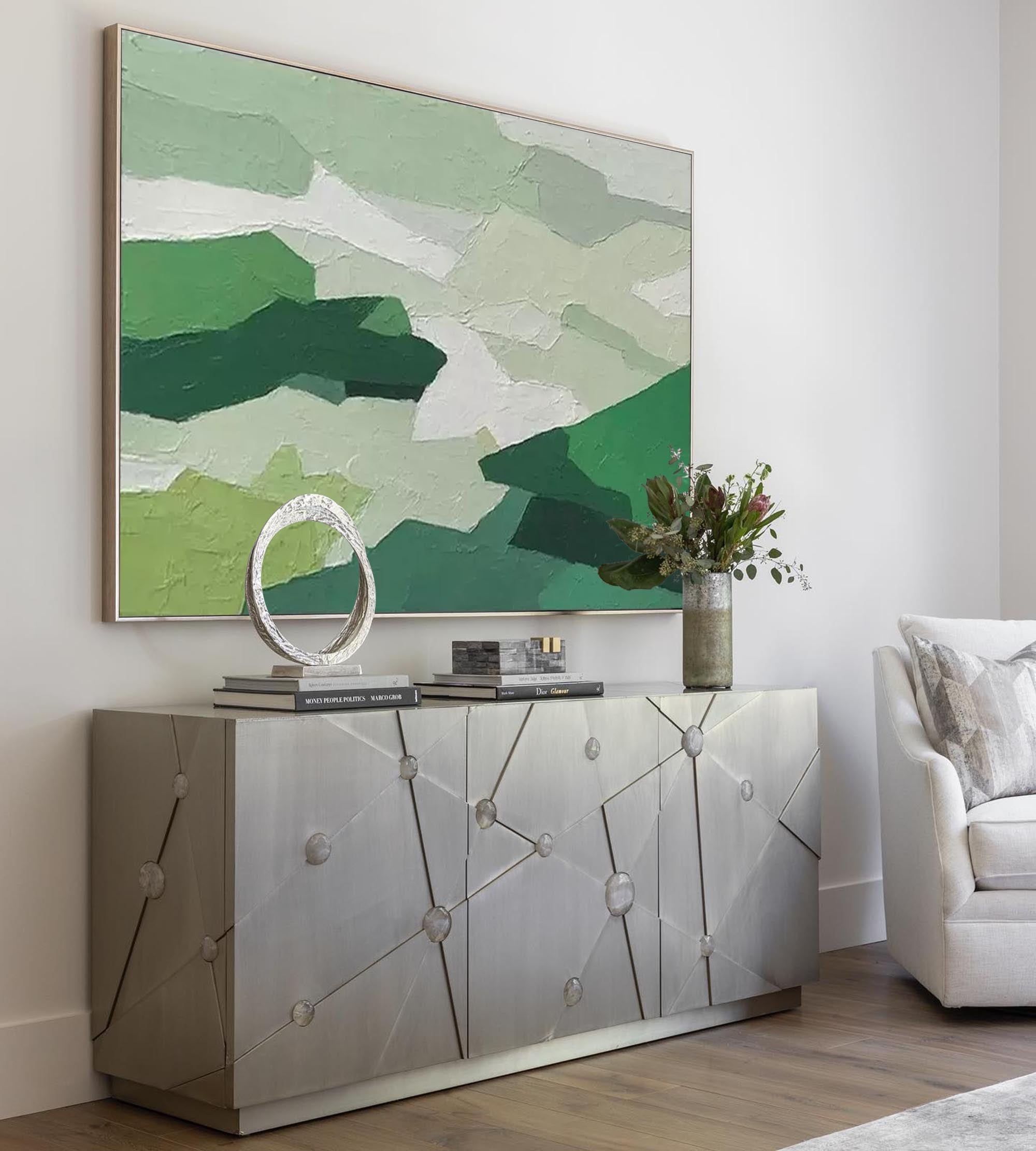 Abstract Canvas Art #AB234