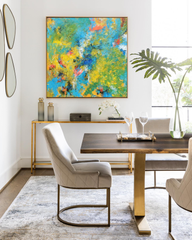 Abstract Canvas Art #AB037