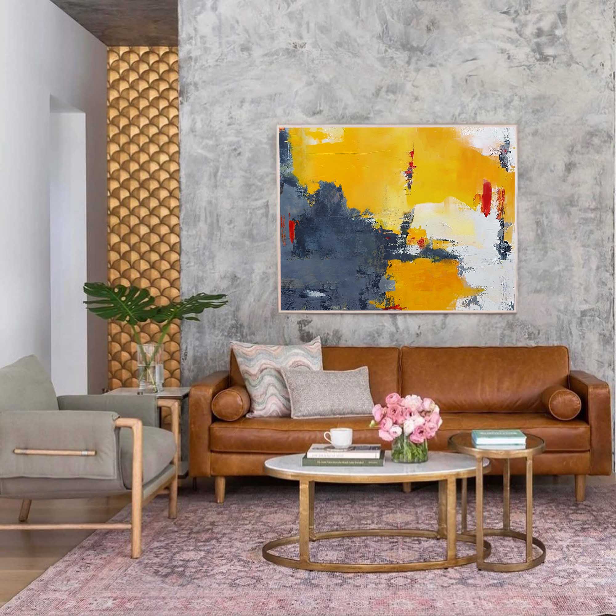 Abstract Canvas Art #AB113