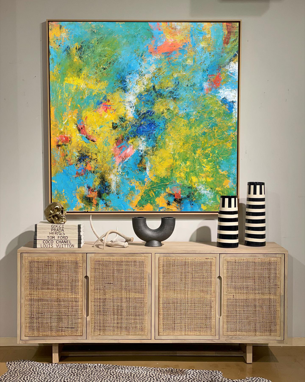 Abstract Canvas Art #AB037