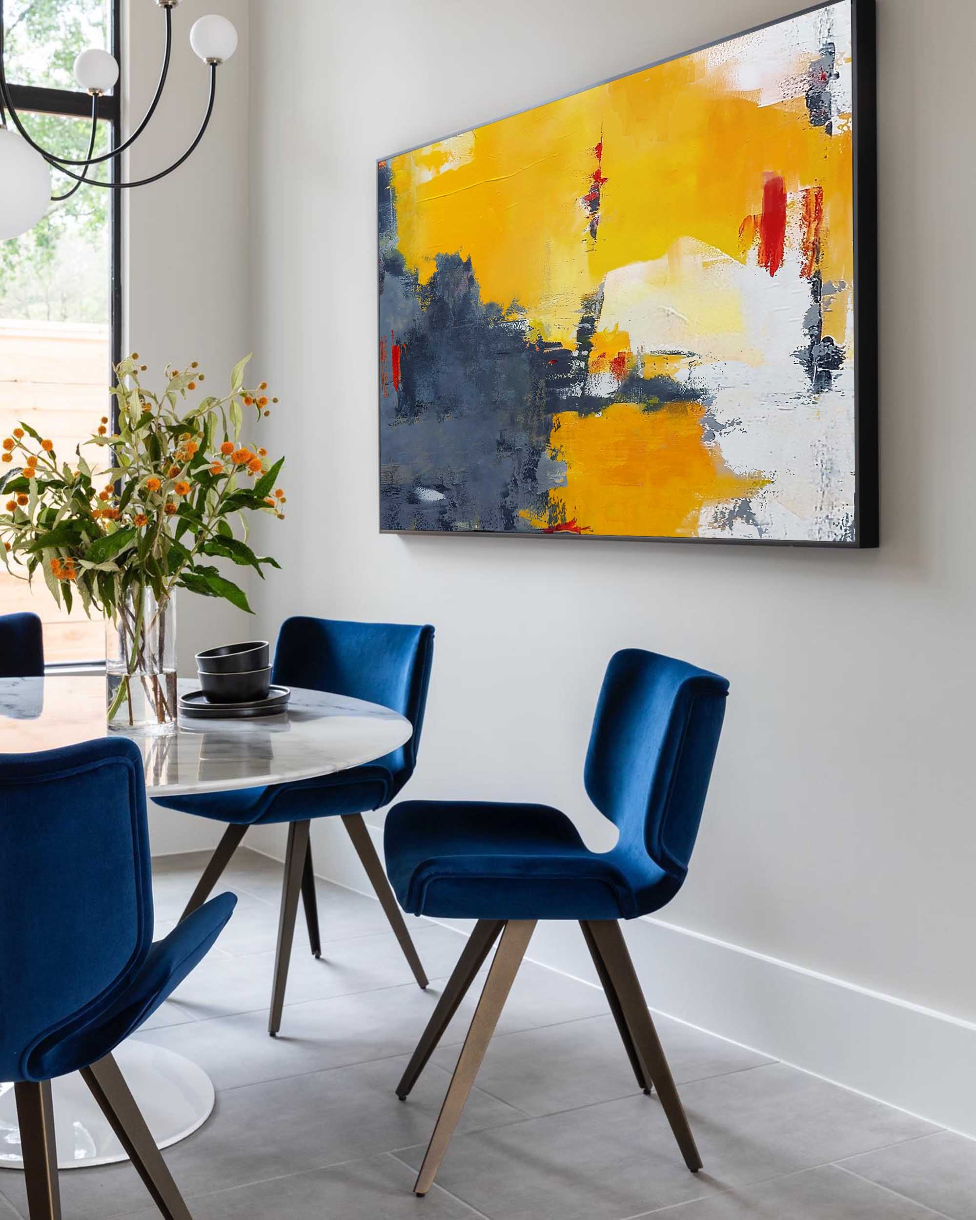 Abstract Canvas Art #AB113