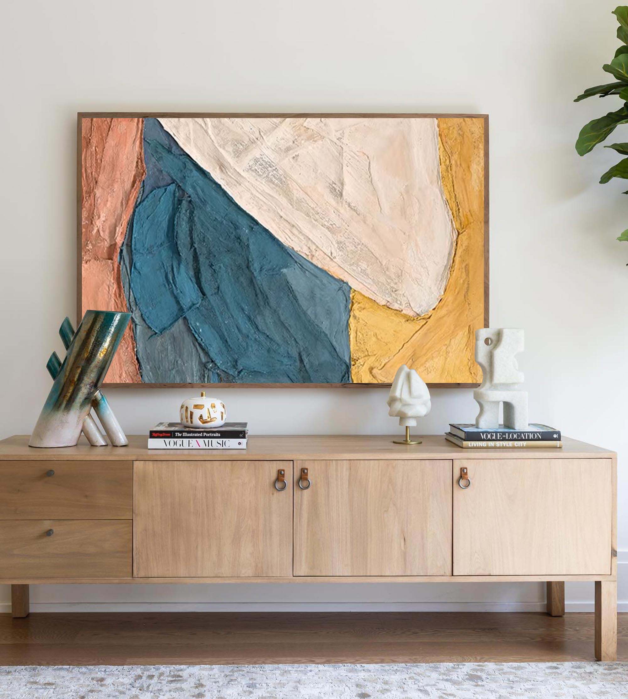 Abstract Canvas Art #AB100