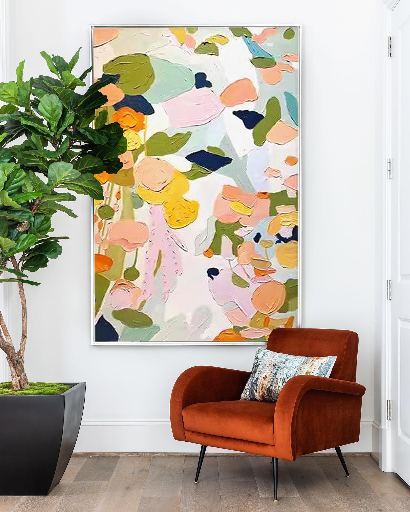Abstract Canvas Art #AB242