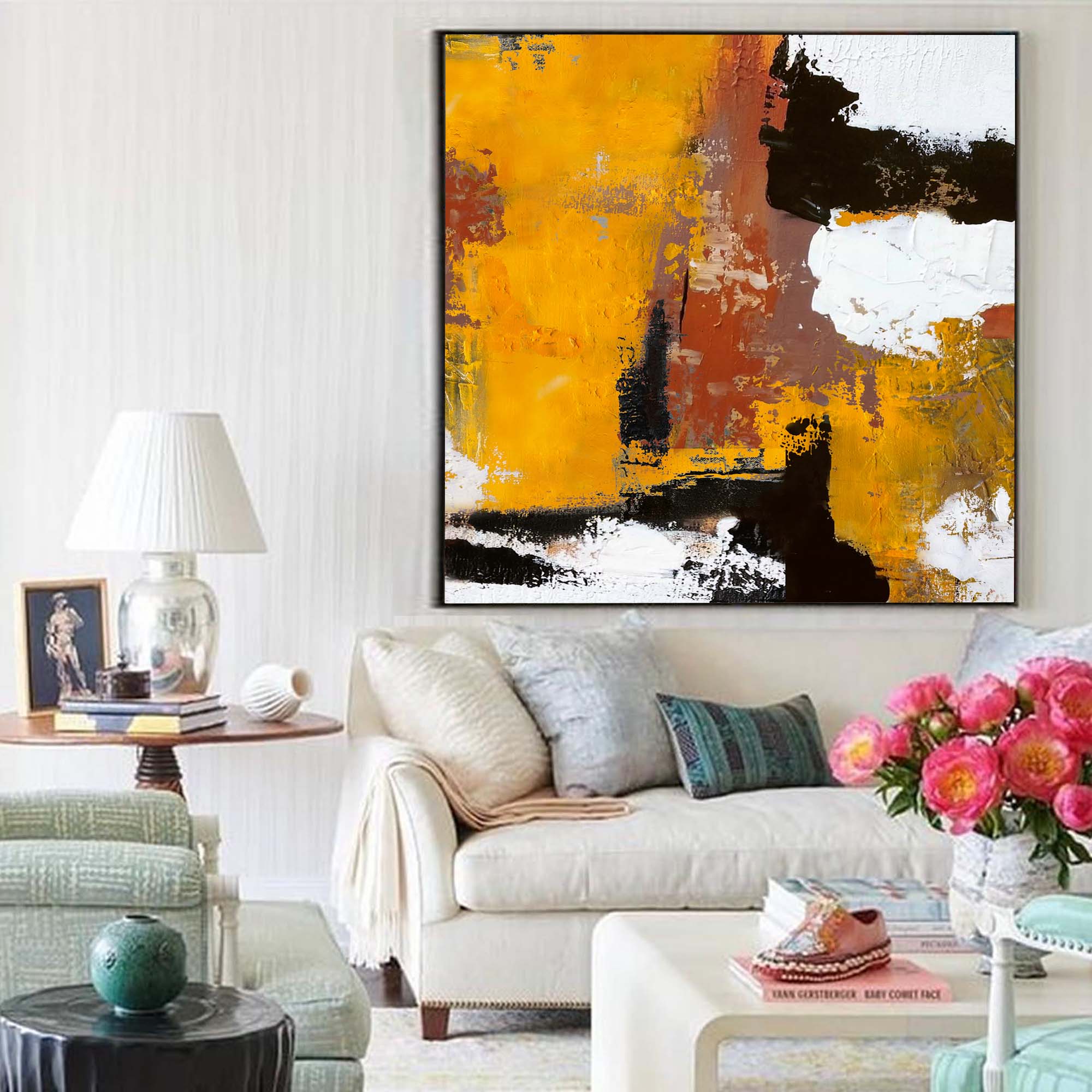Abstract Canvas Art #AB114