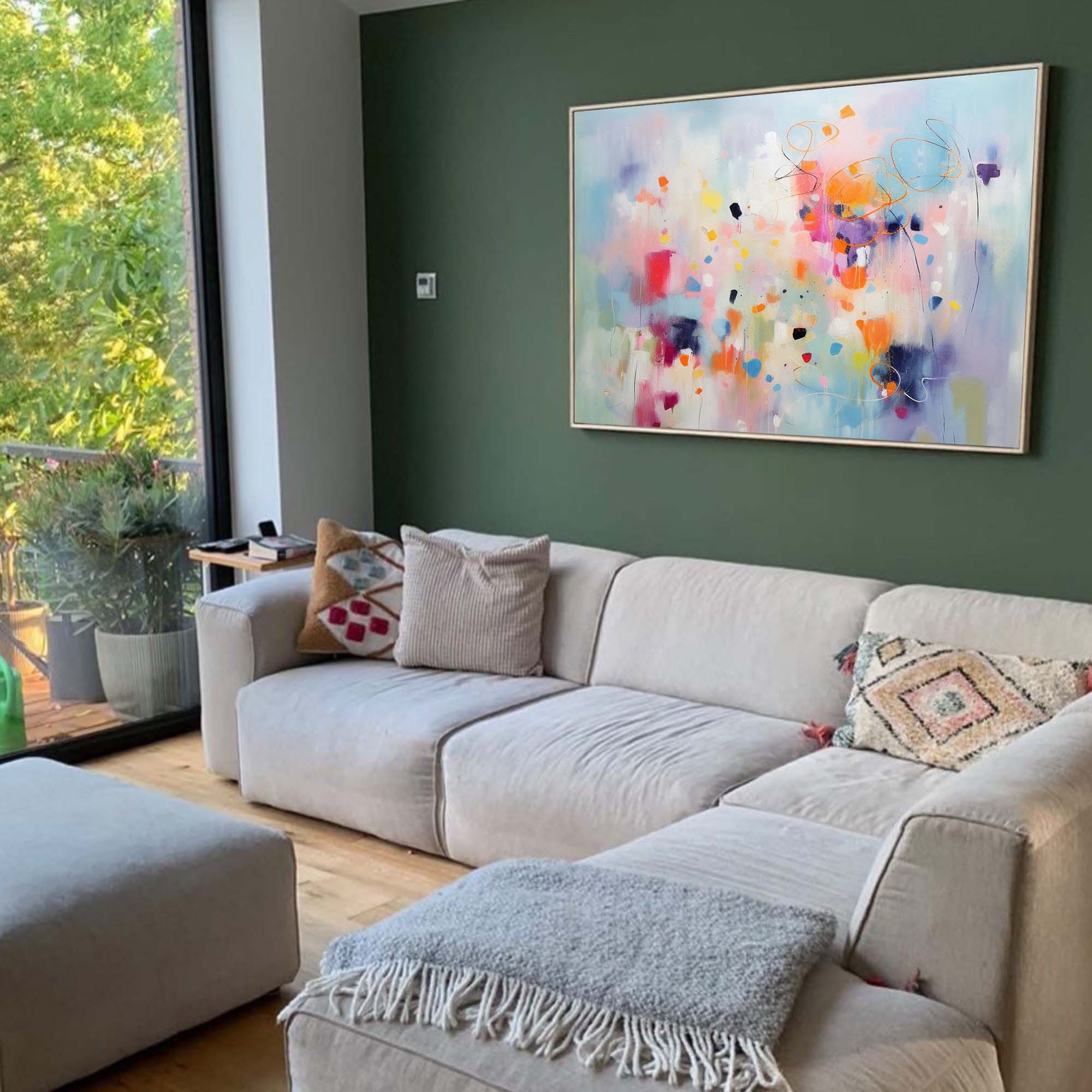 Abstract Canvas Art #AB187