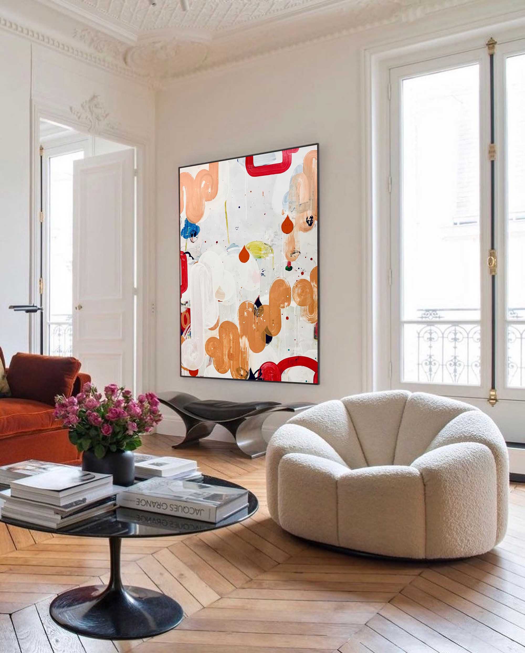 Abstract Canvas Art #AB016