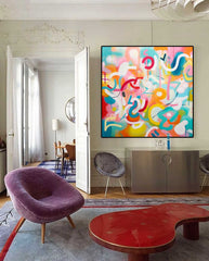 Abstract Canvas Art #AB260