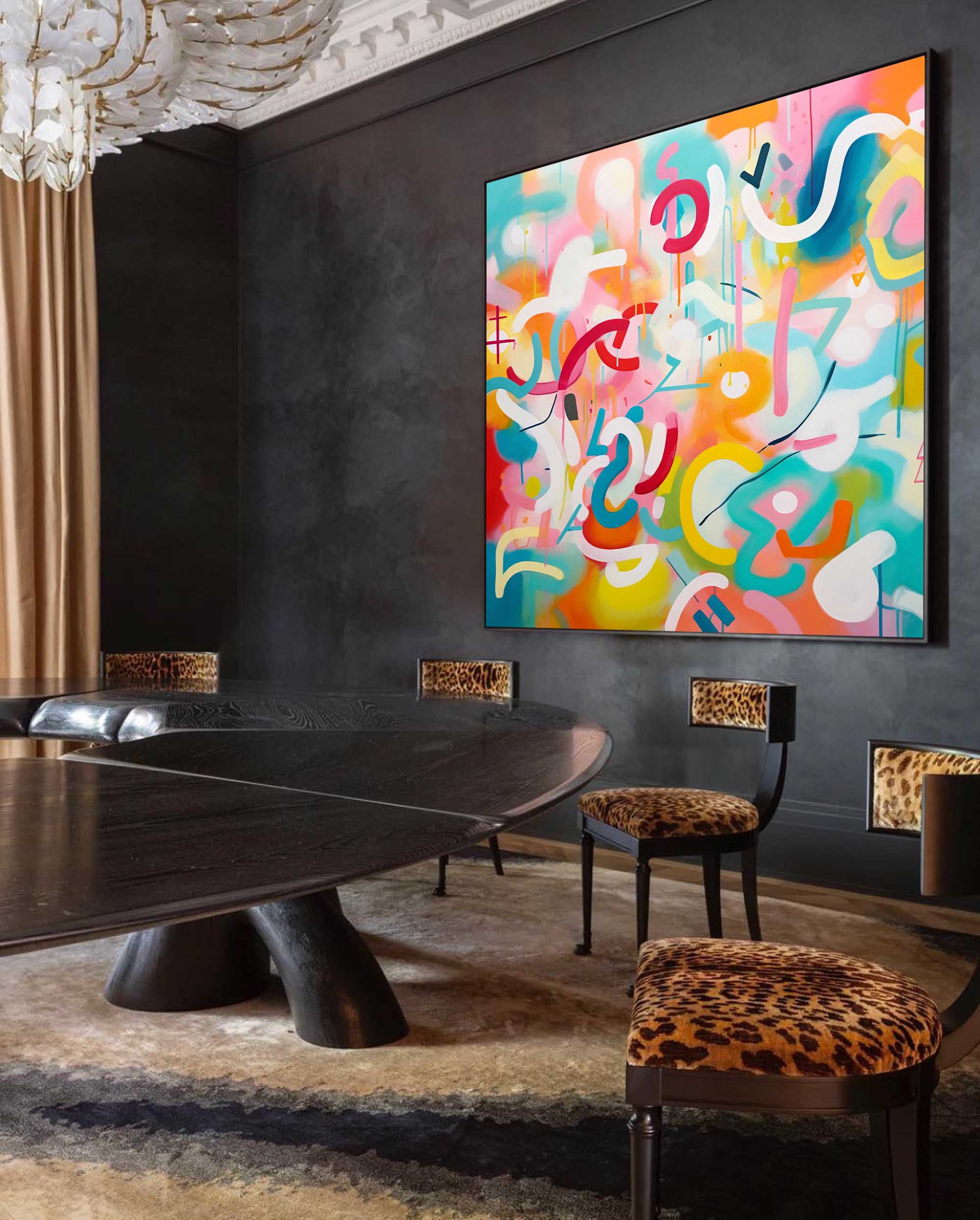 Abstract Canvas Art #AB260