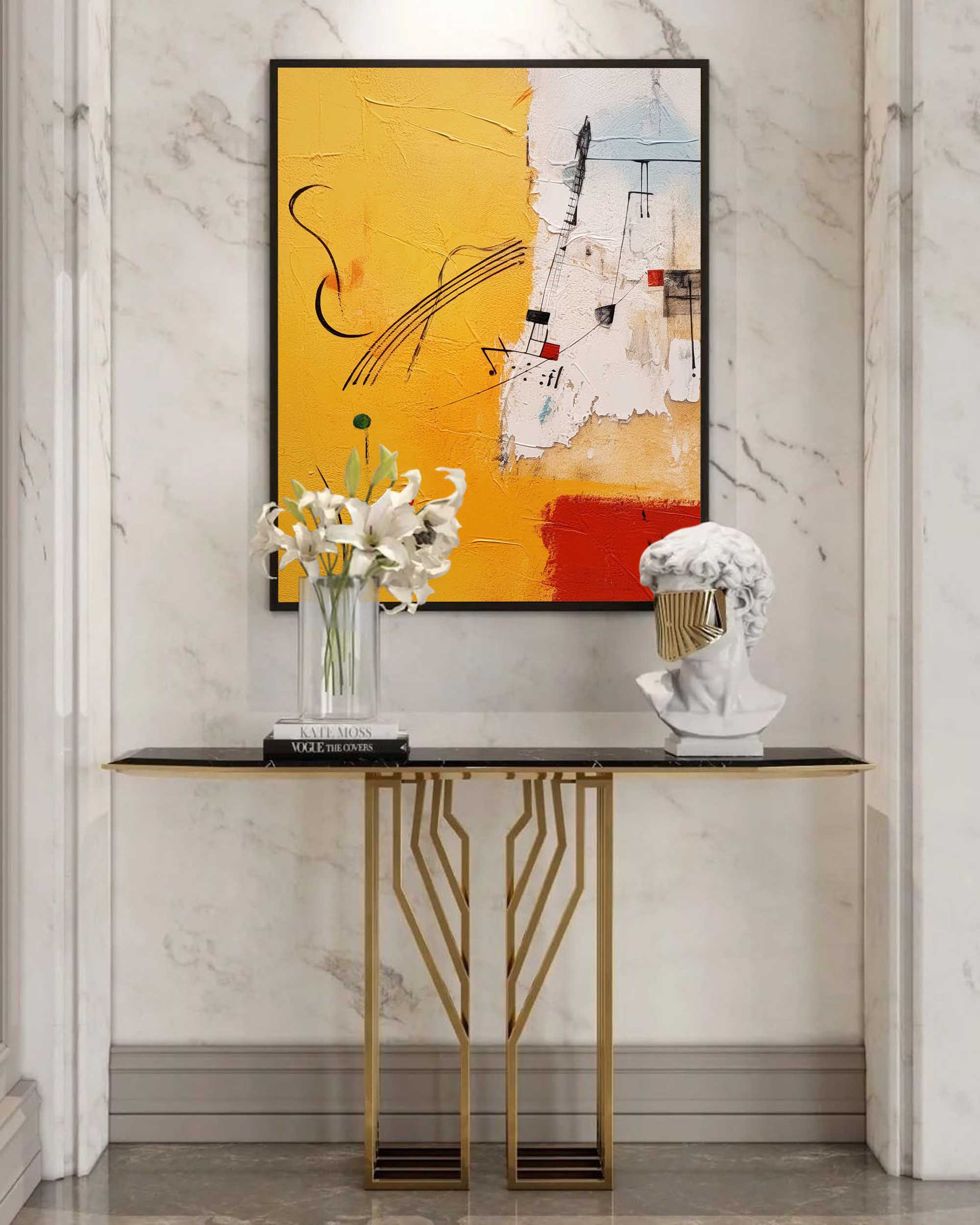 Abstract Canvas Art #AB148
