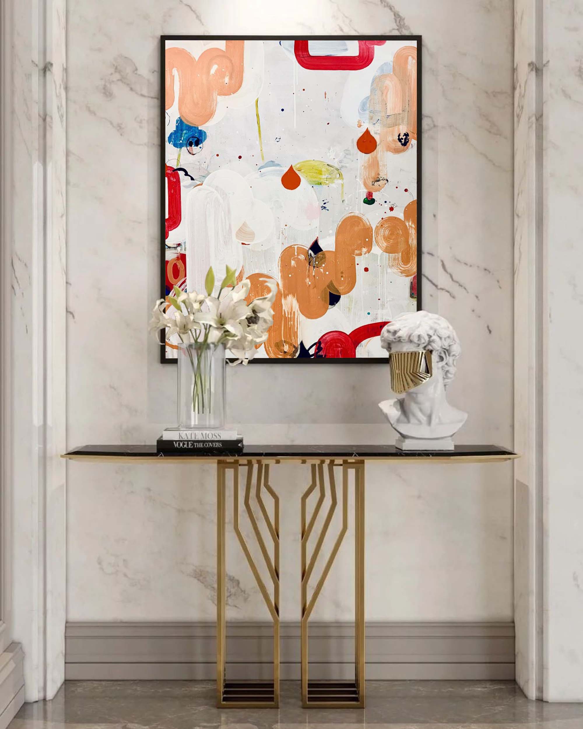 Abstract Canvas Art #AB016