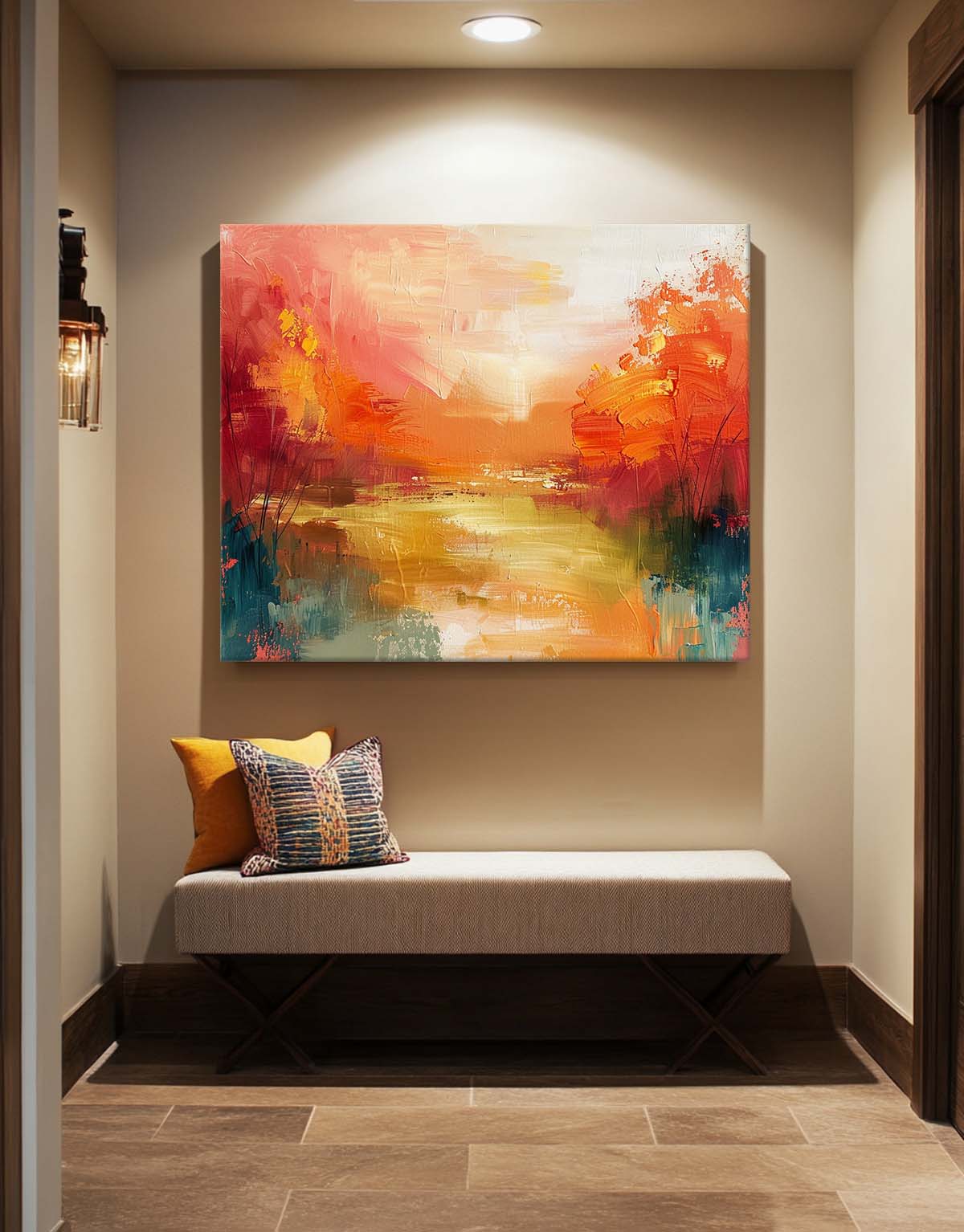 Abstract Canvas Art #AB629