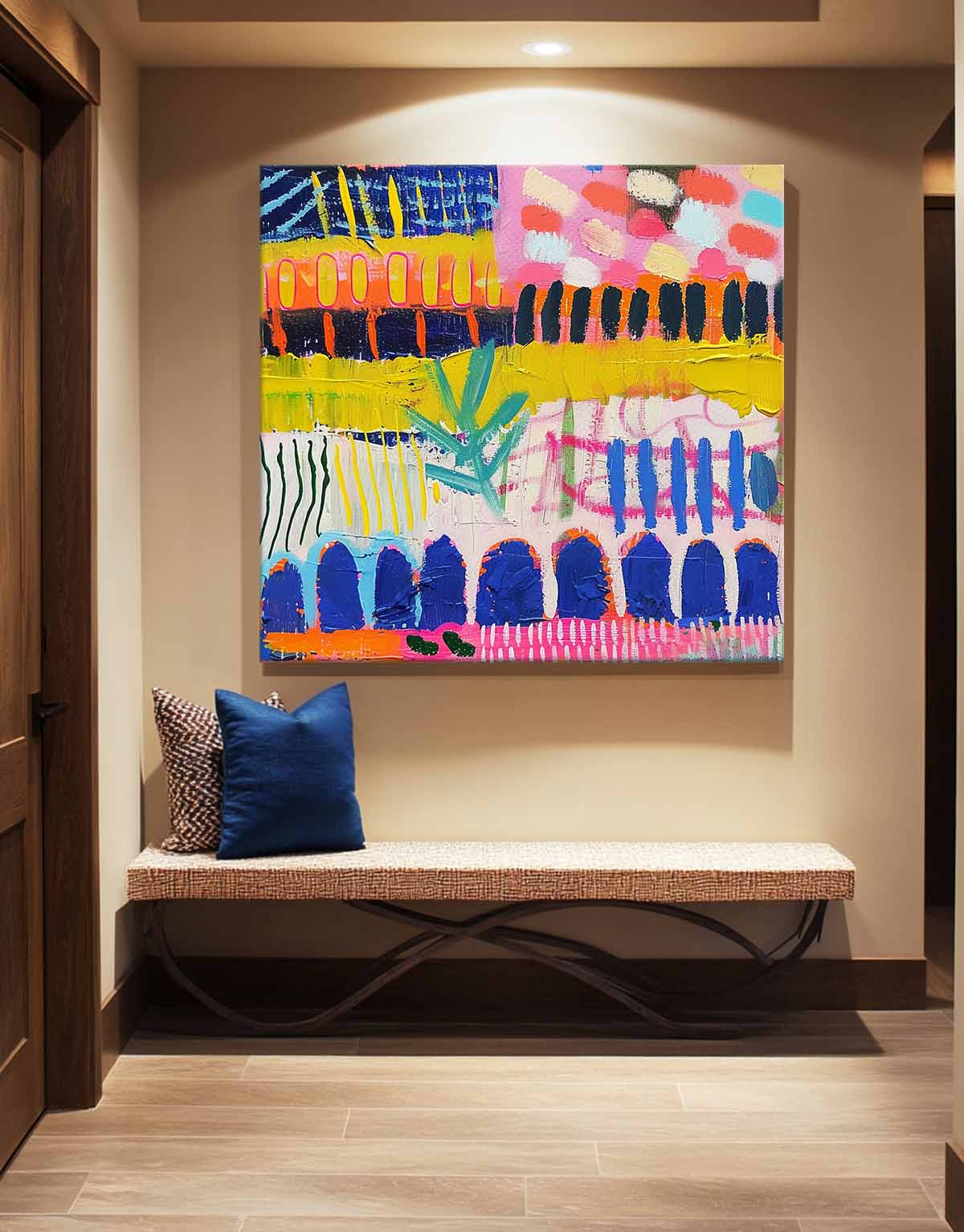 Abstract Canvas Art #AB683