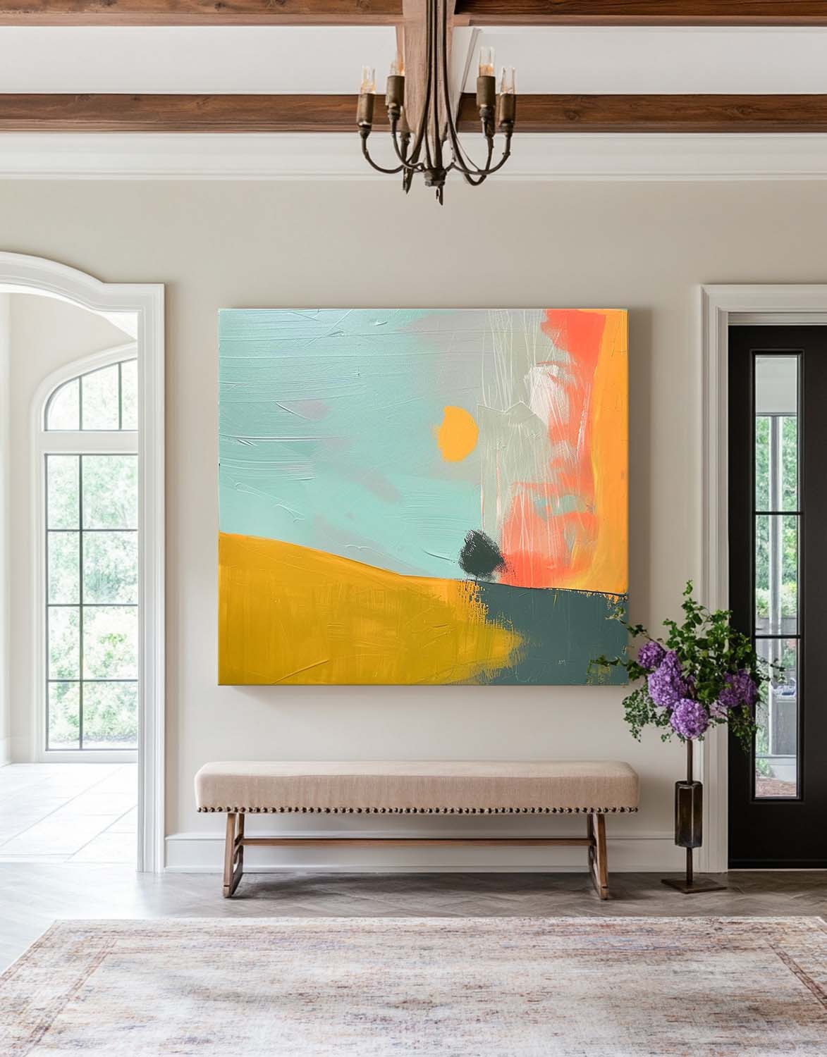 Abstract Canvas Art #AB660