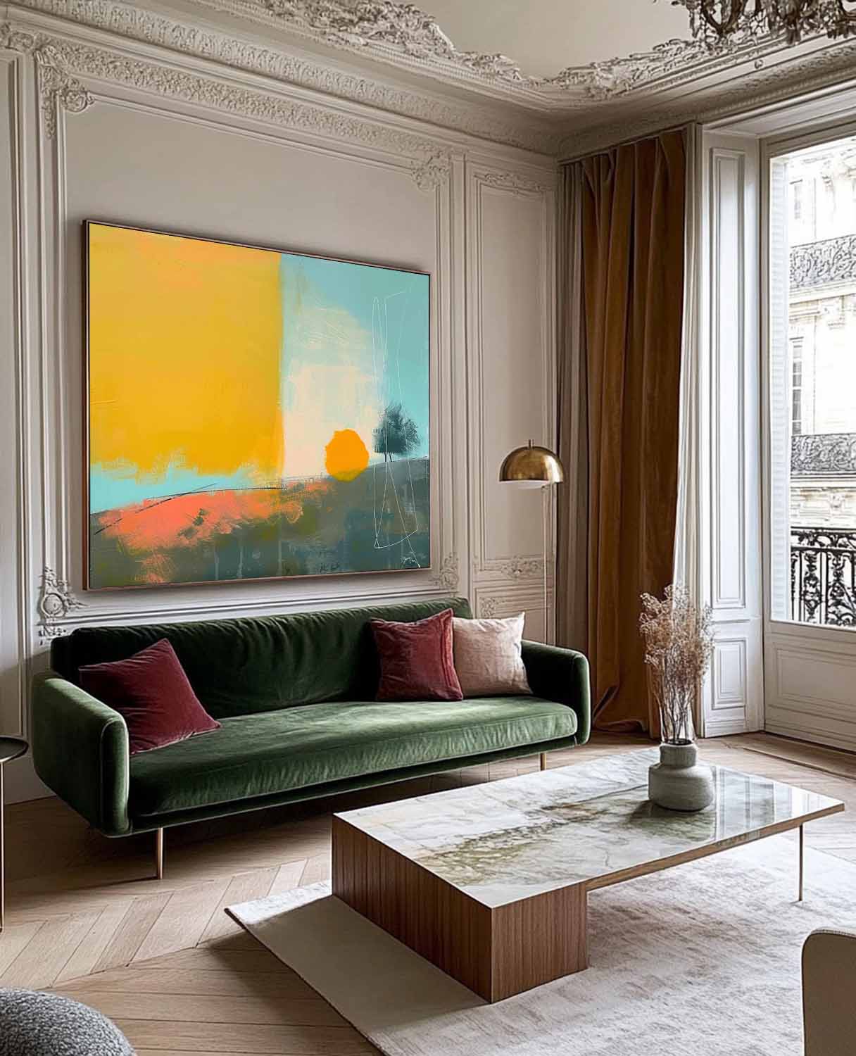 Abstract Canvas Art #AB659