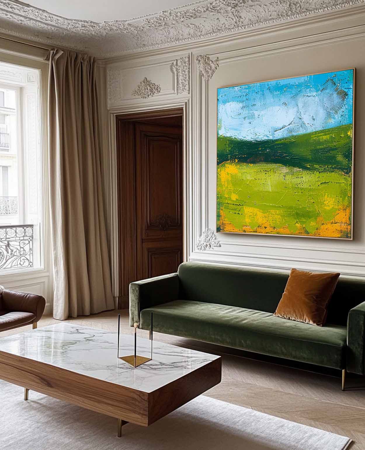 Abstract Canvas Art #AB639