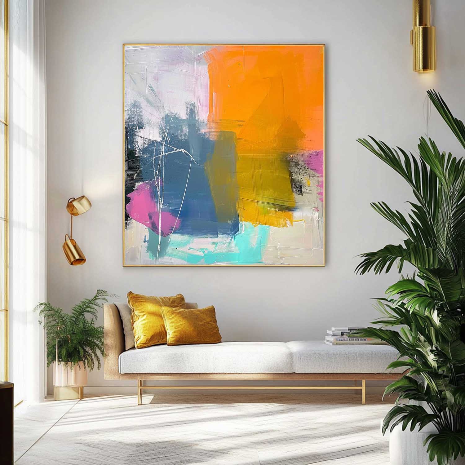 Abstract Canvas Art #AB655