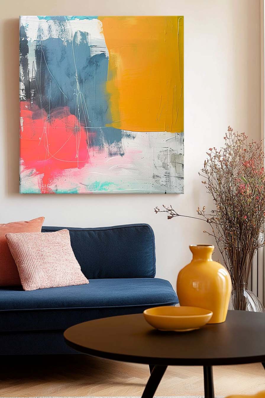 Abstract Canvas Art #AB656