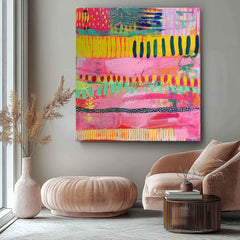 Abstract Canvas Art #AB675