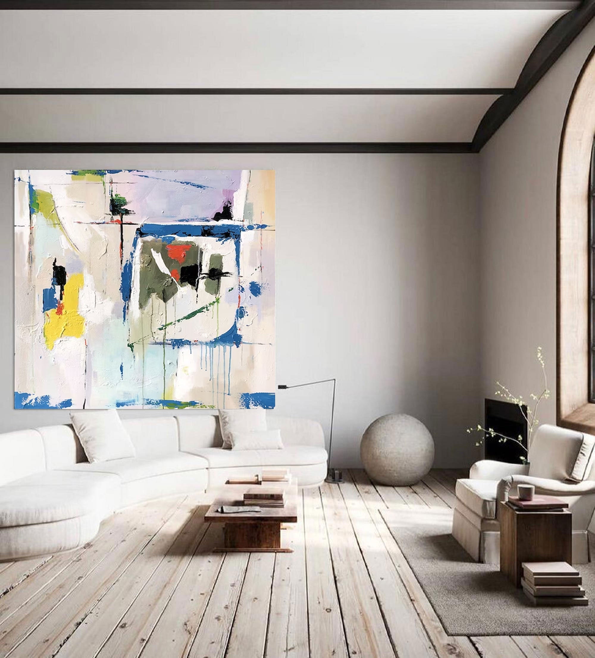 Abstract Canvas Art #AB073