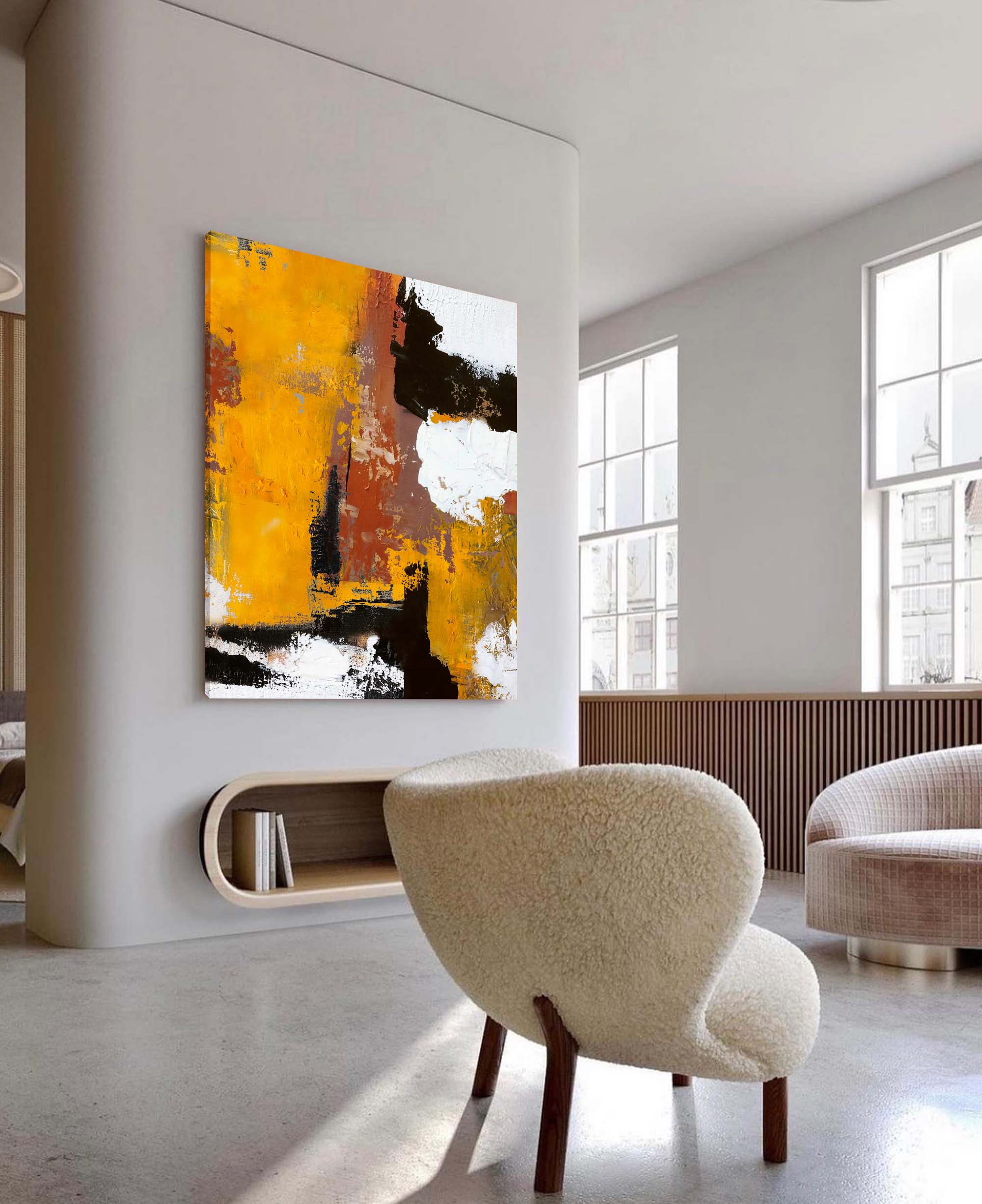 Abstract Canvas Art #AB114