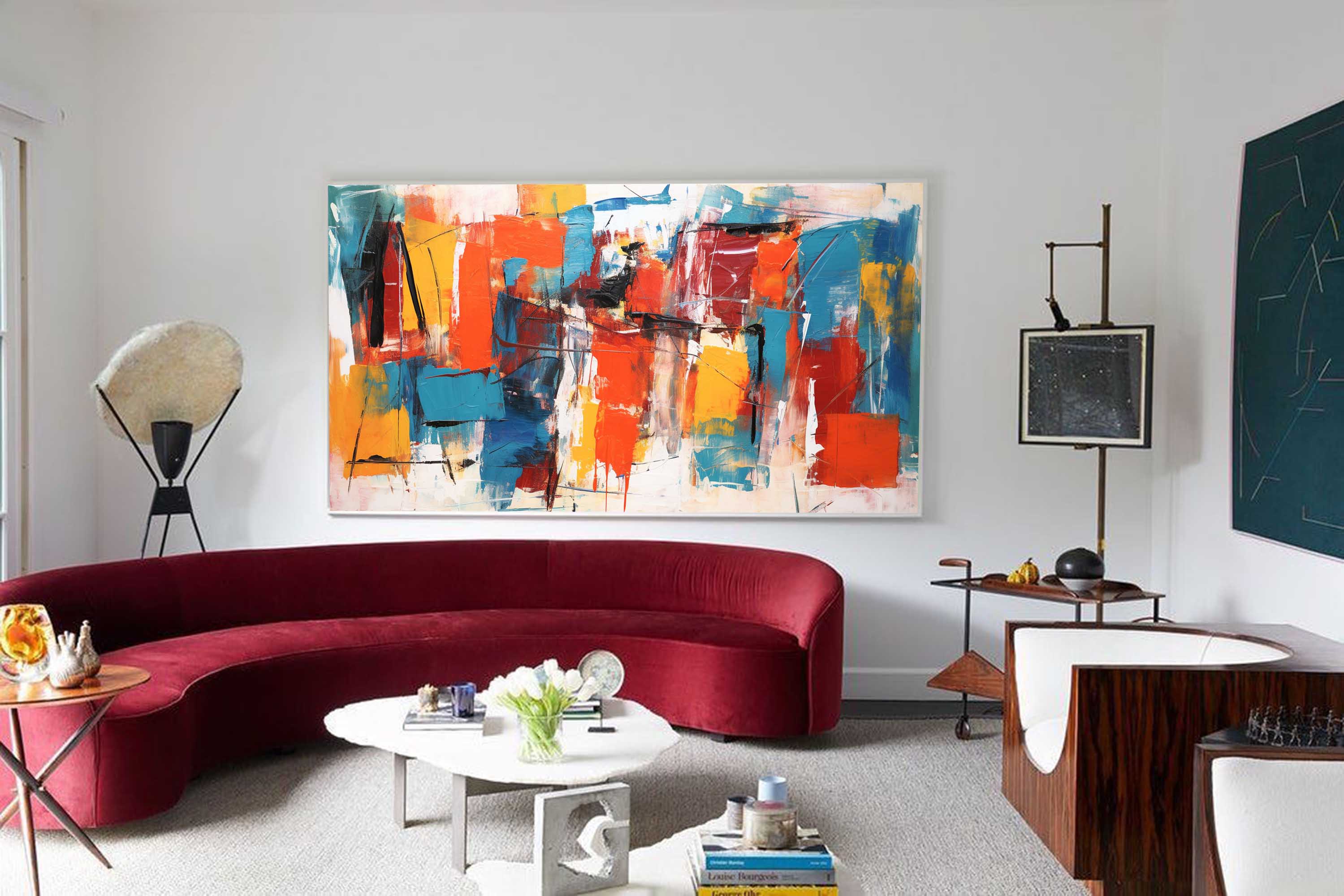 Abstract Canvas Art #AB175