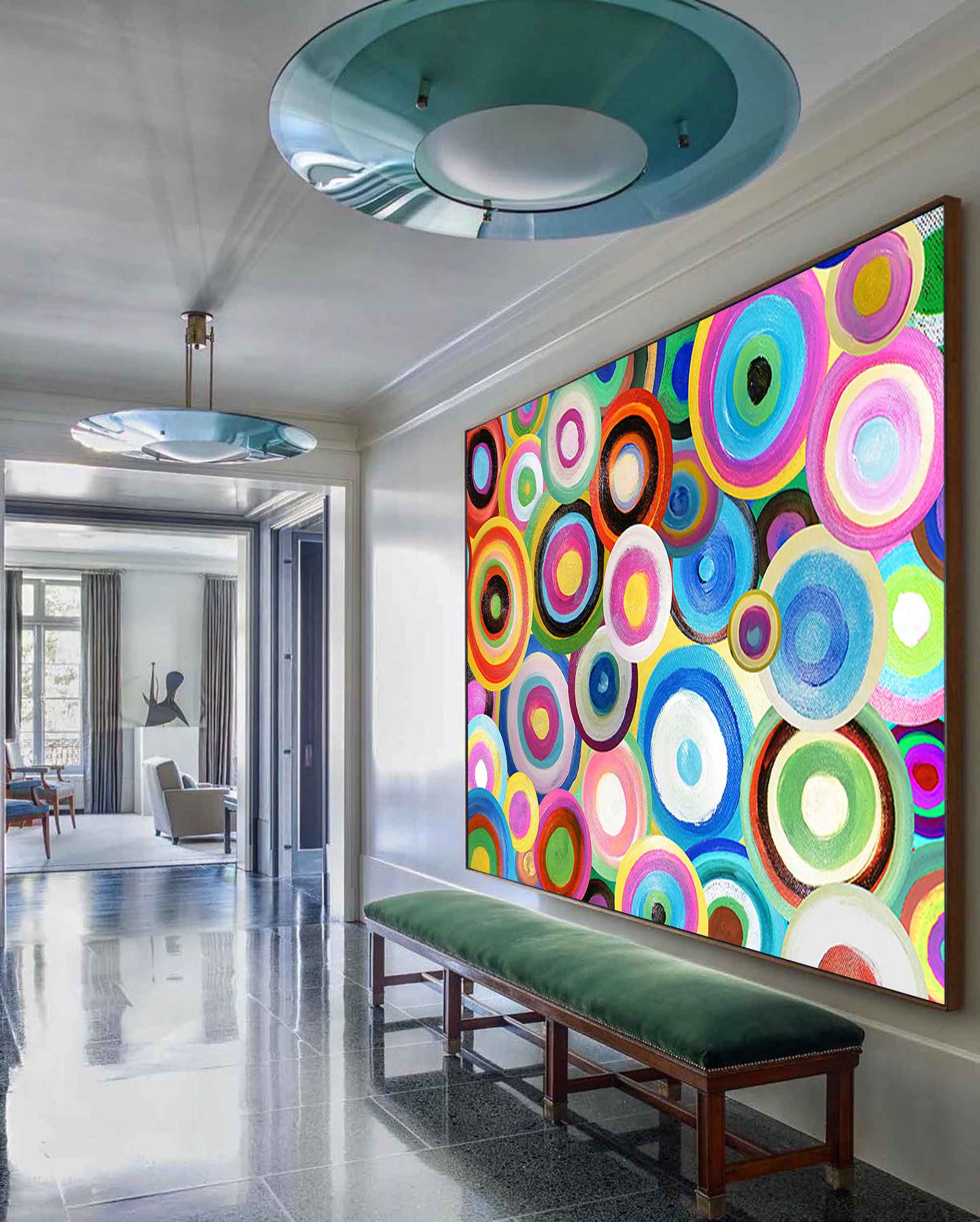 Abstract Canvas Art #AB257