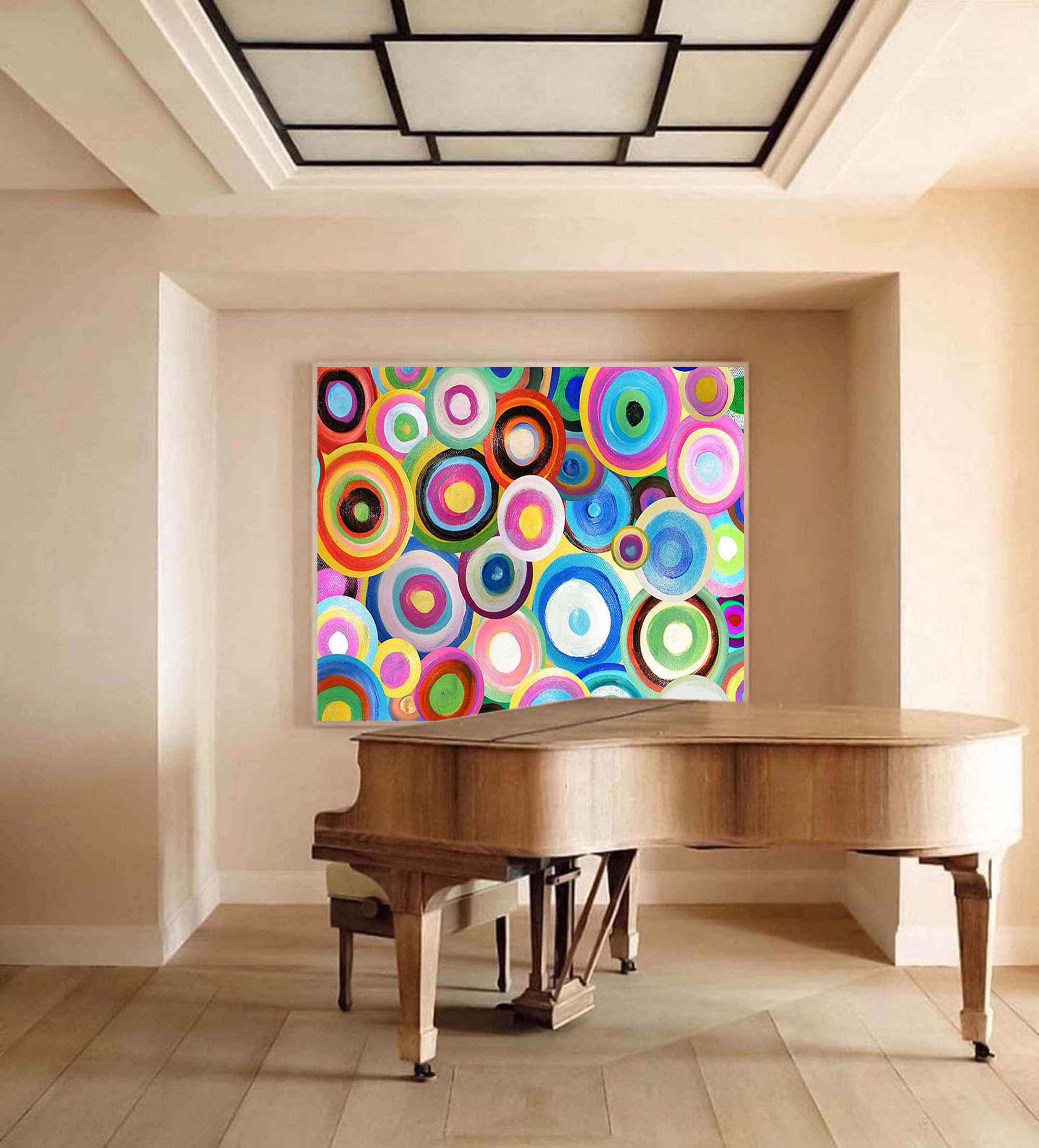 Abstract Canvas Art #AB257