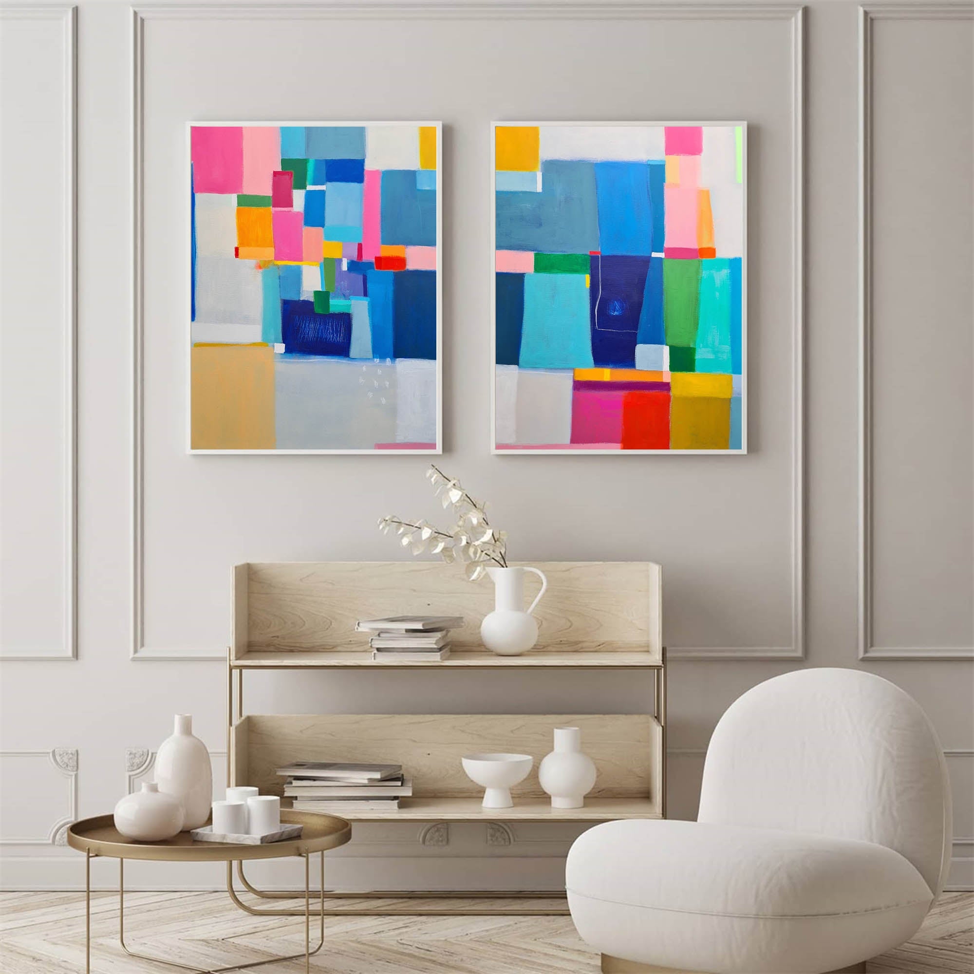 Abstract Canvas Art #AB008