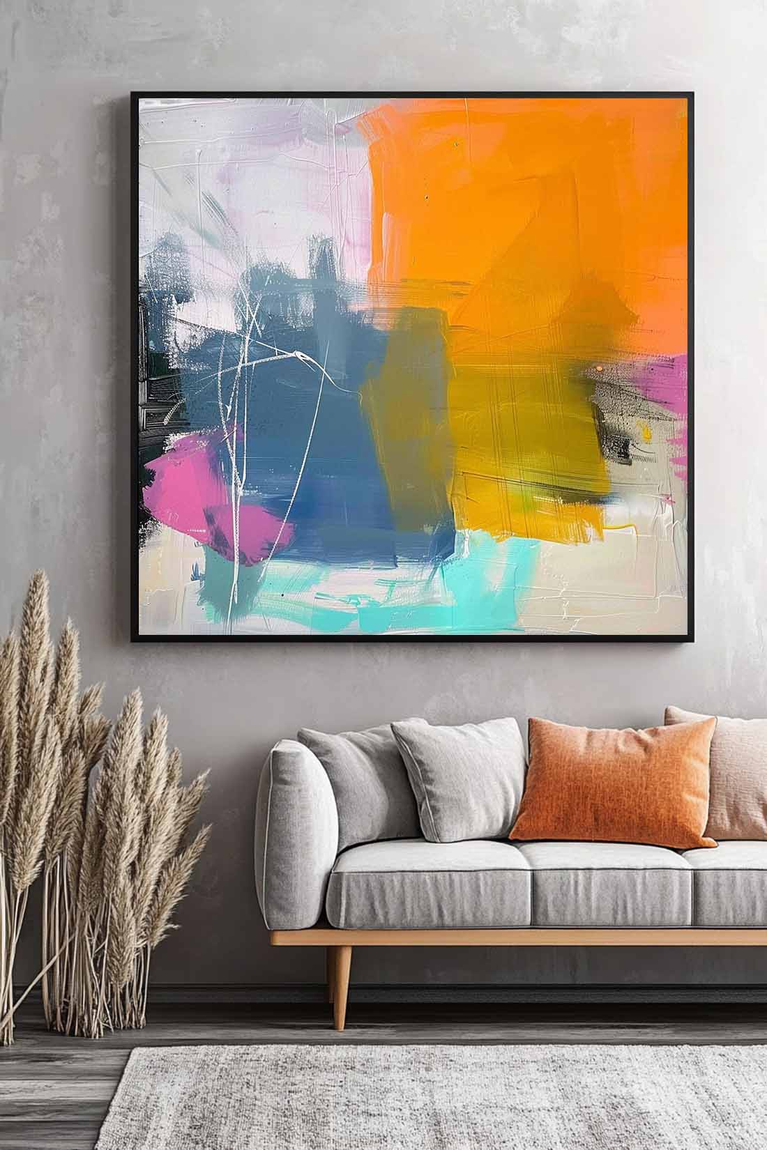 Abstract Canvas Art #AB655