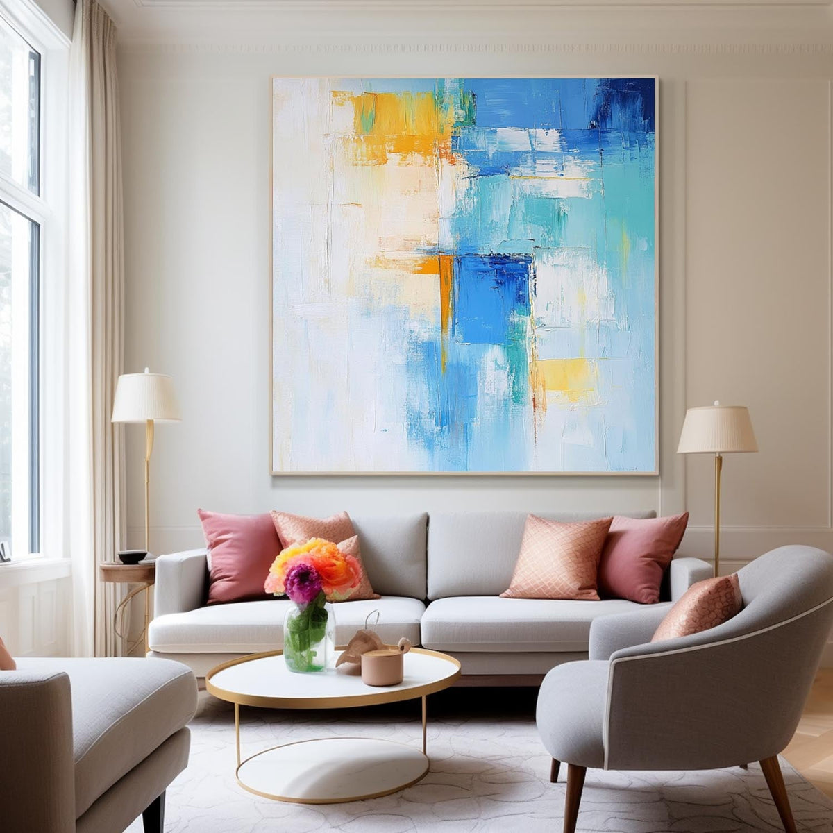 Abstract Canvas Art #AB606