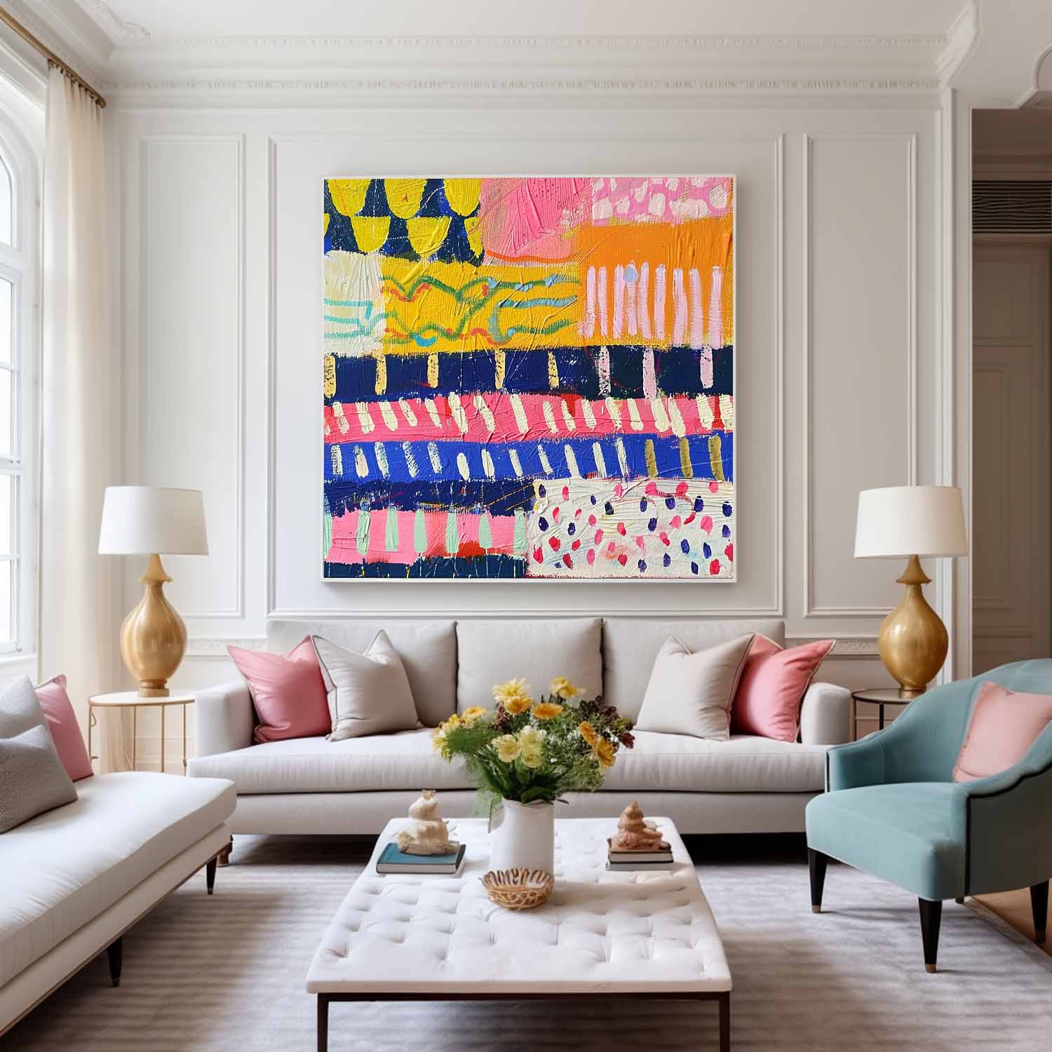 Abstract Canvas Art #AB680