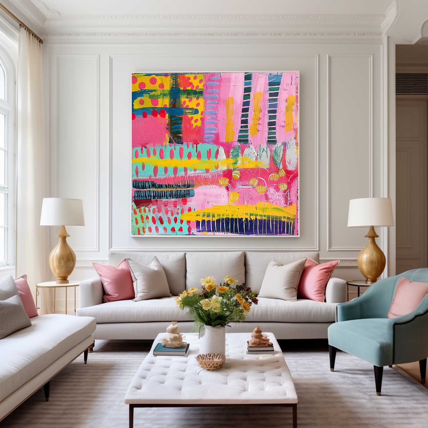 Abstract Canvas Art #AB676