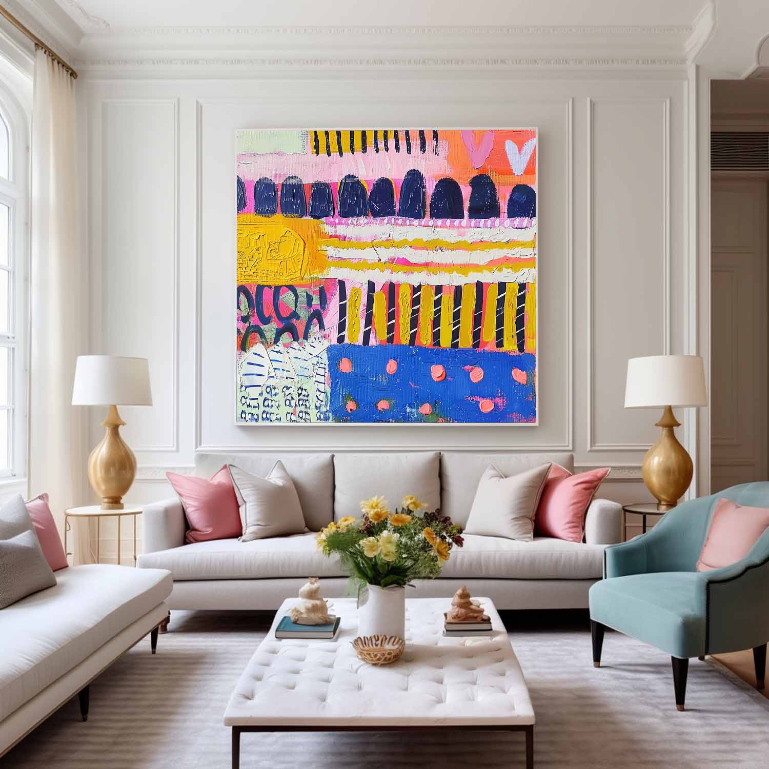 Abstract Canvas Art #AB679