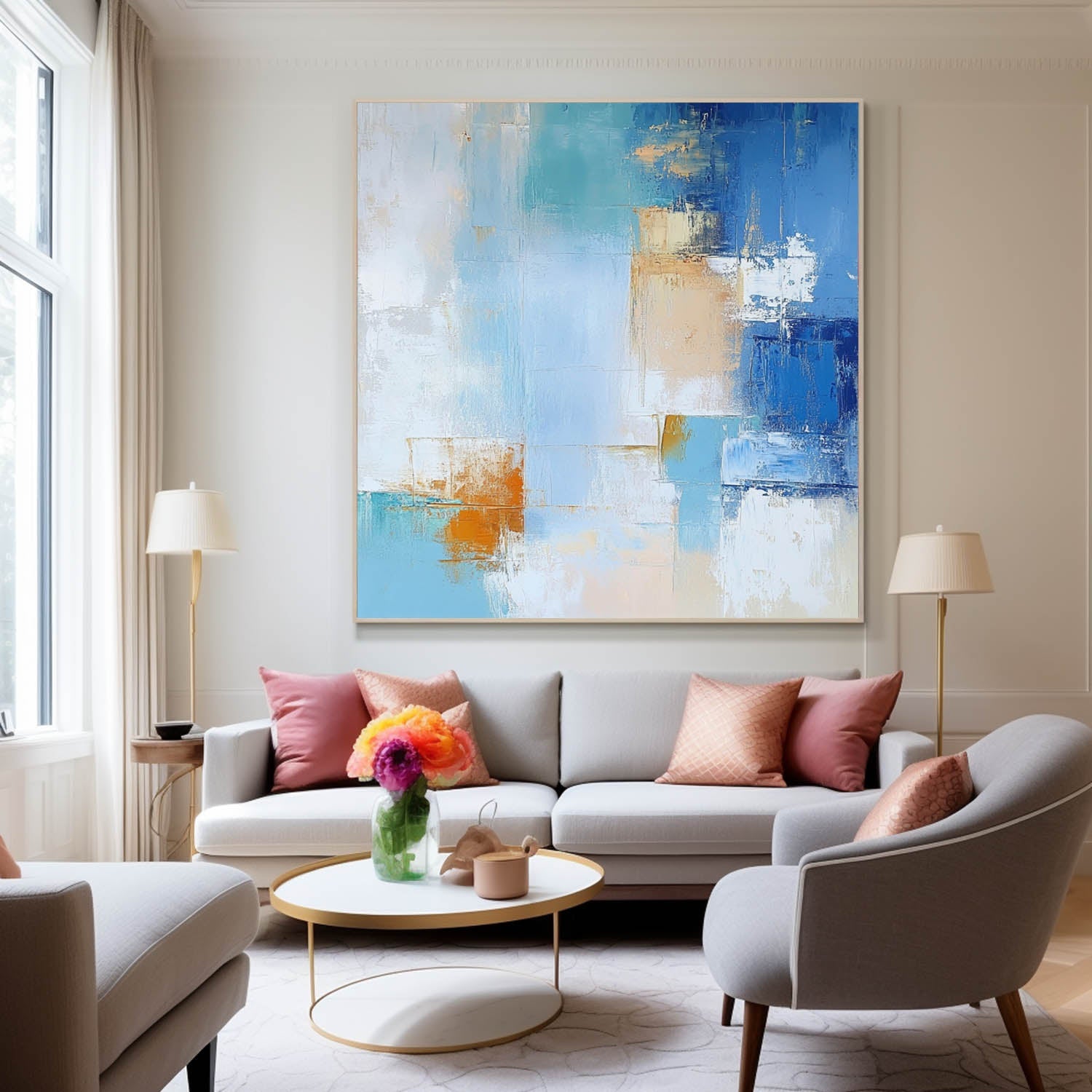 Abstract Canvas Art #AB603