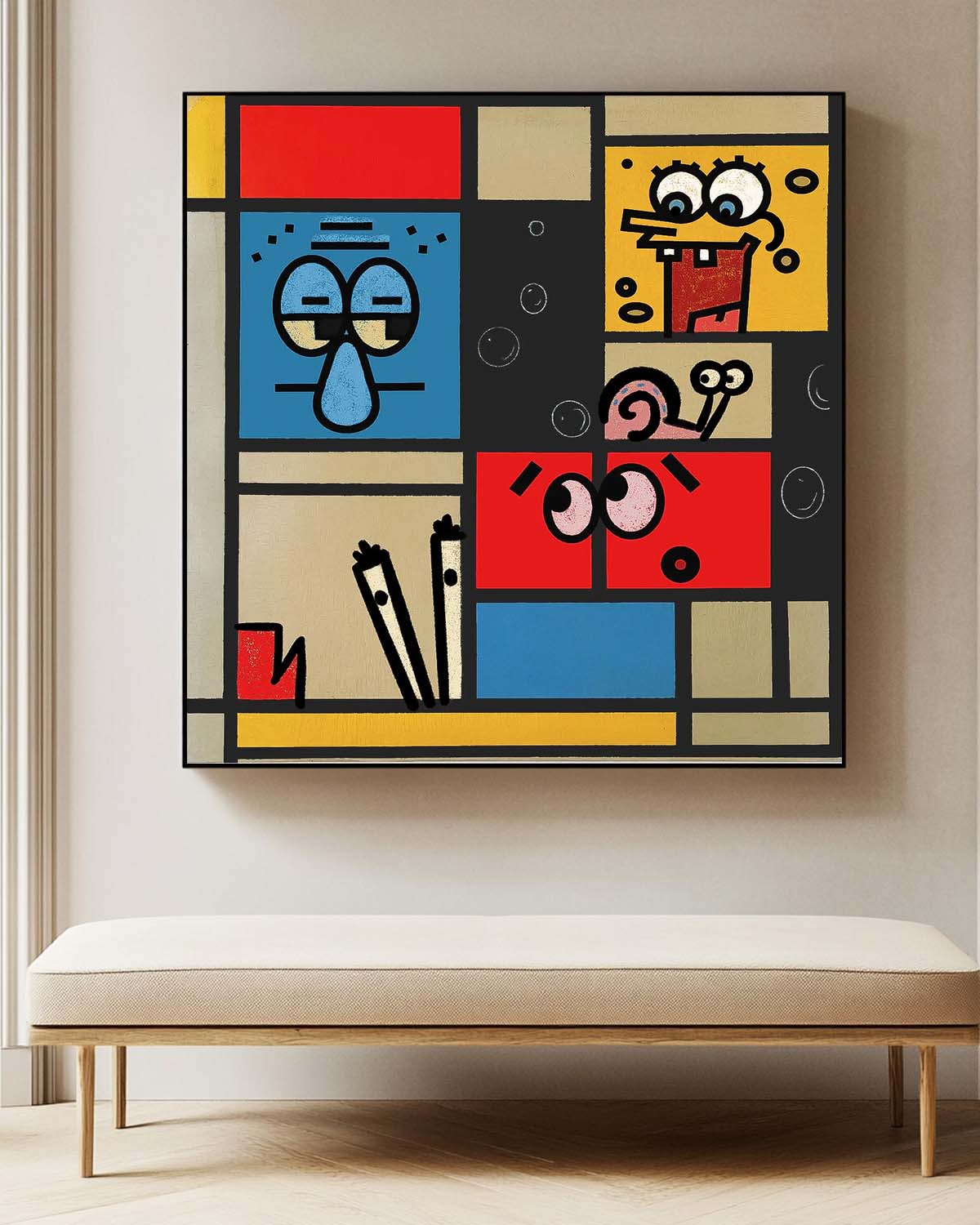 Abstract Canvas Art #AB610