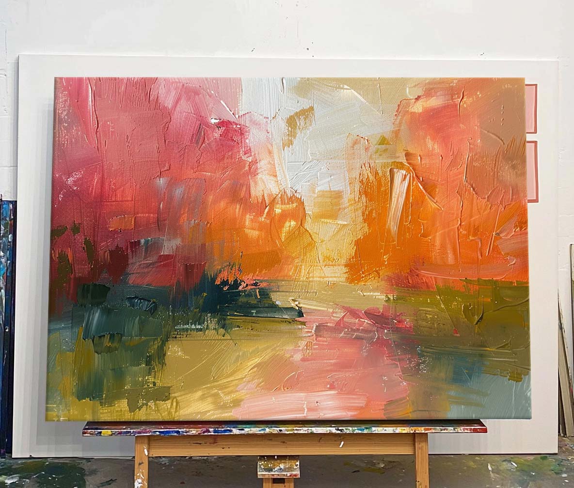 Abstract Canvas Art #AB630