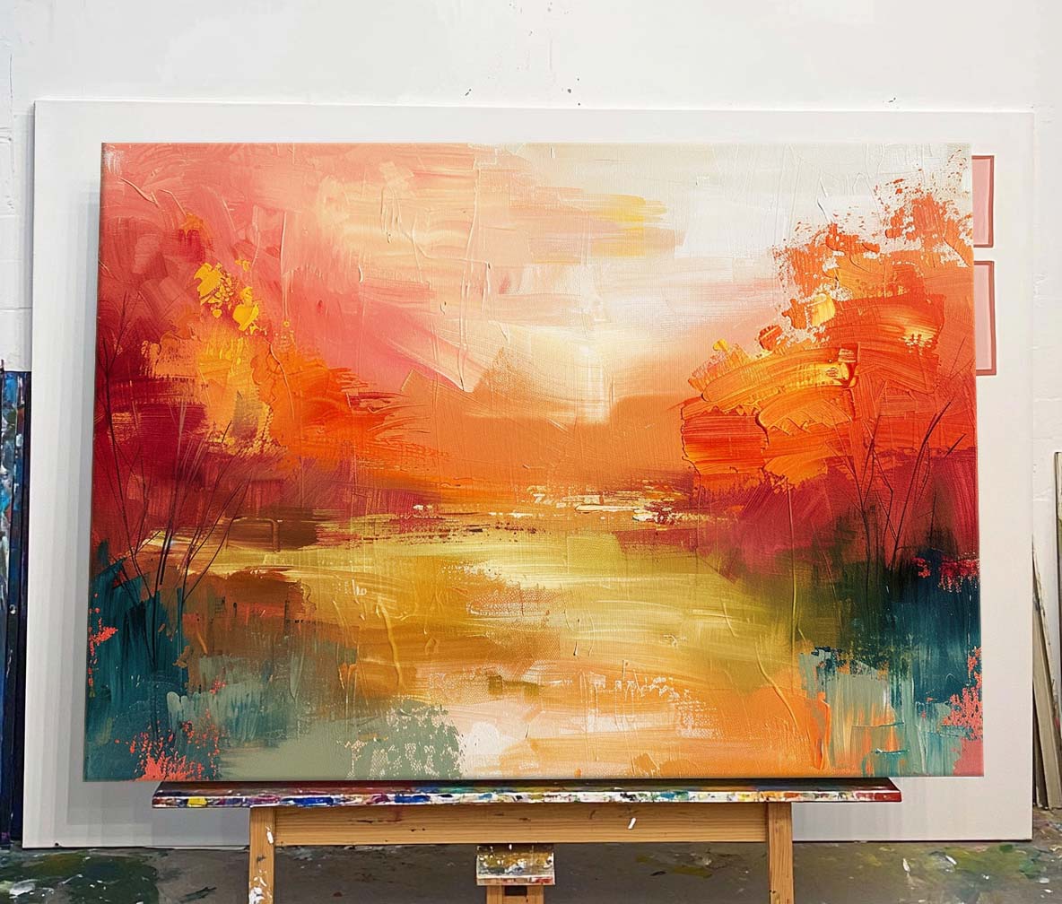 Abstract Canvas Art #AB629