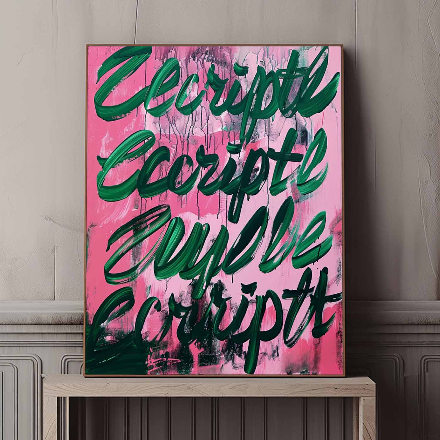 Abstract Canvas Art #AB607