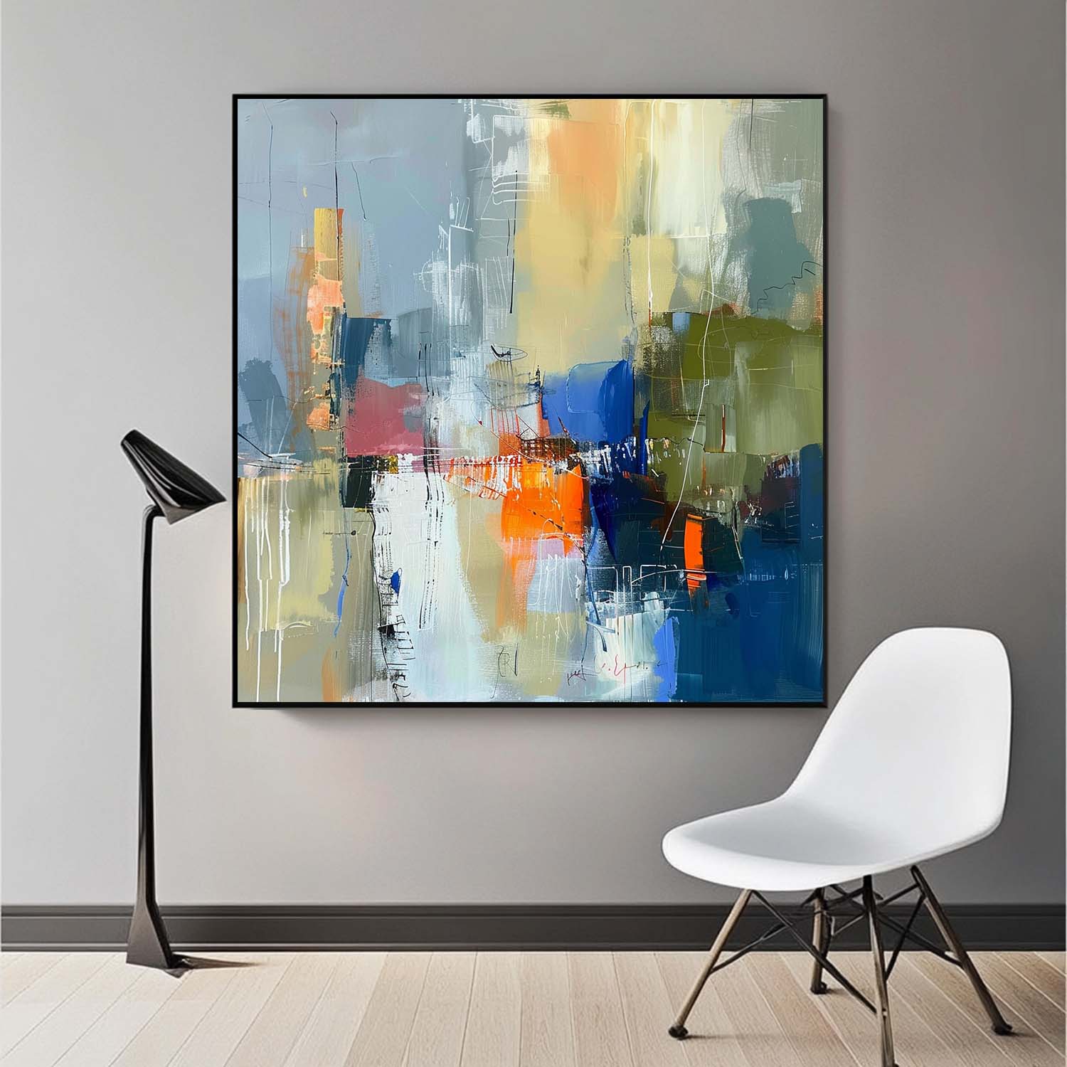 Abstract Canvas Art #AB671