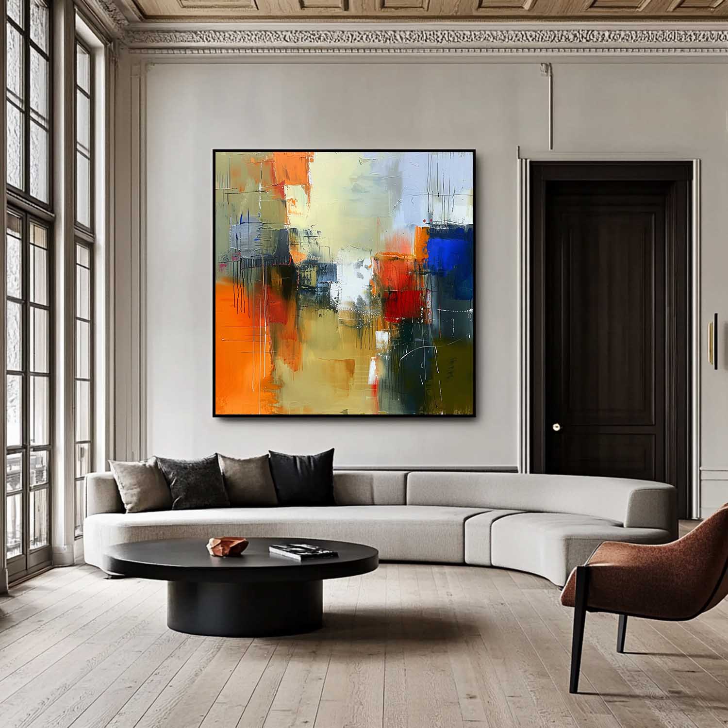 Abstract Canvas Art #AB673