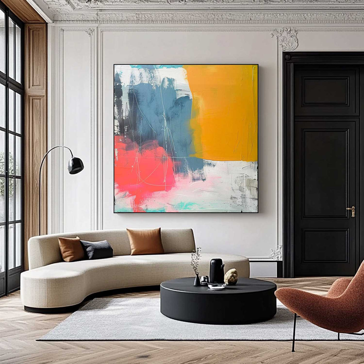 Abstract Canvas Art #AB656