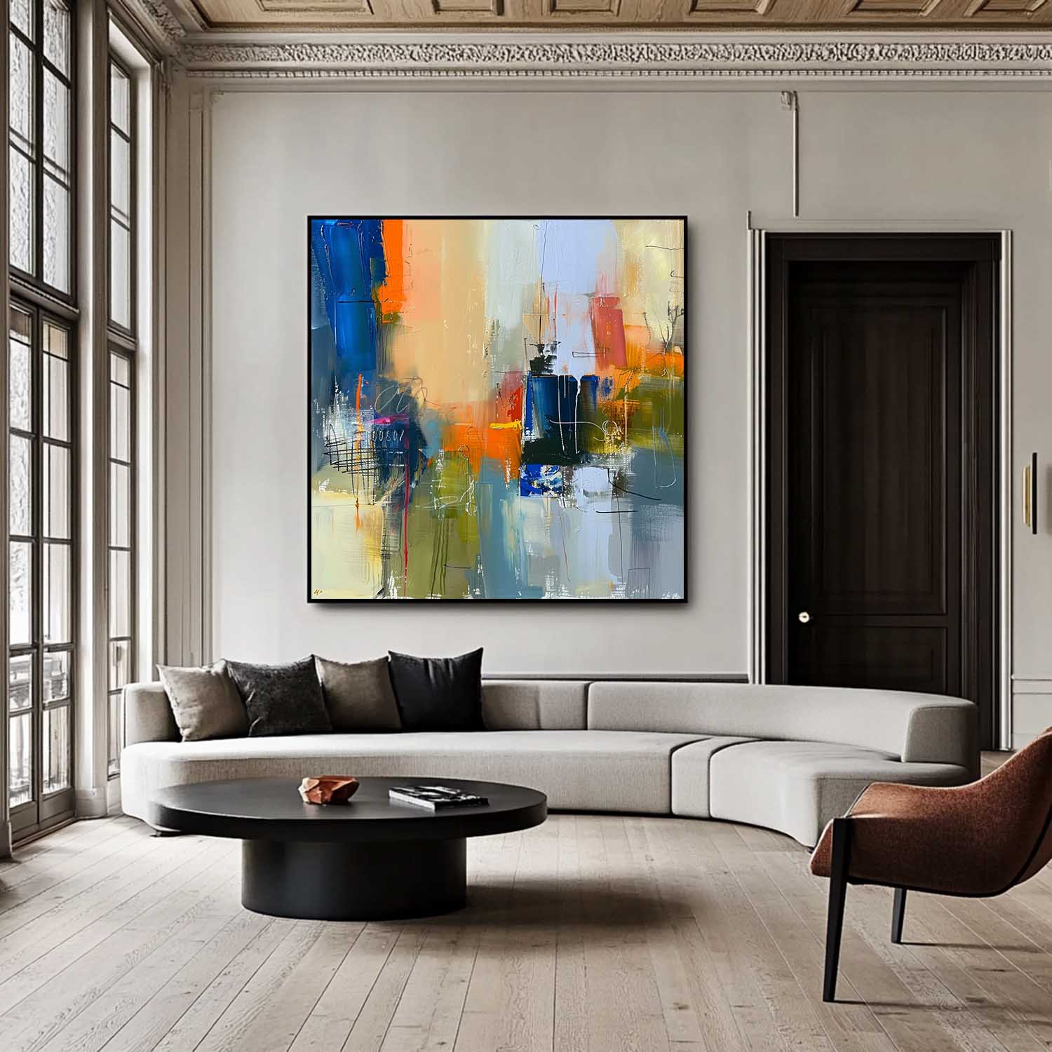 Abstract Canvas Art #AB672