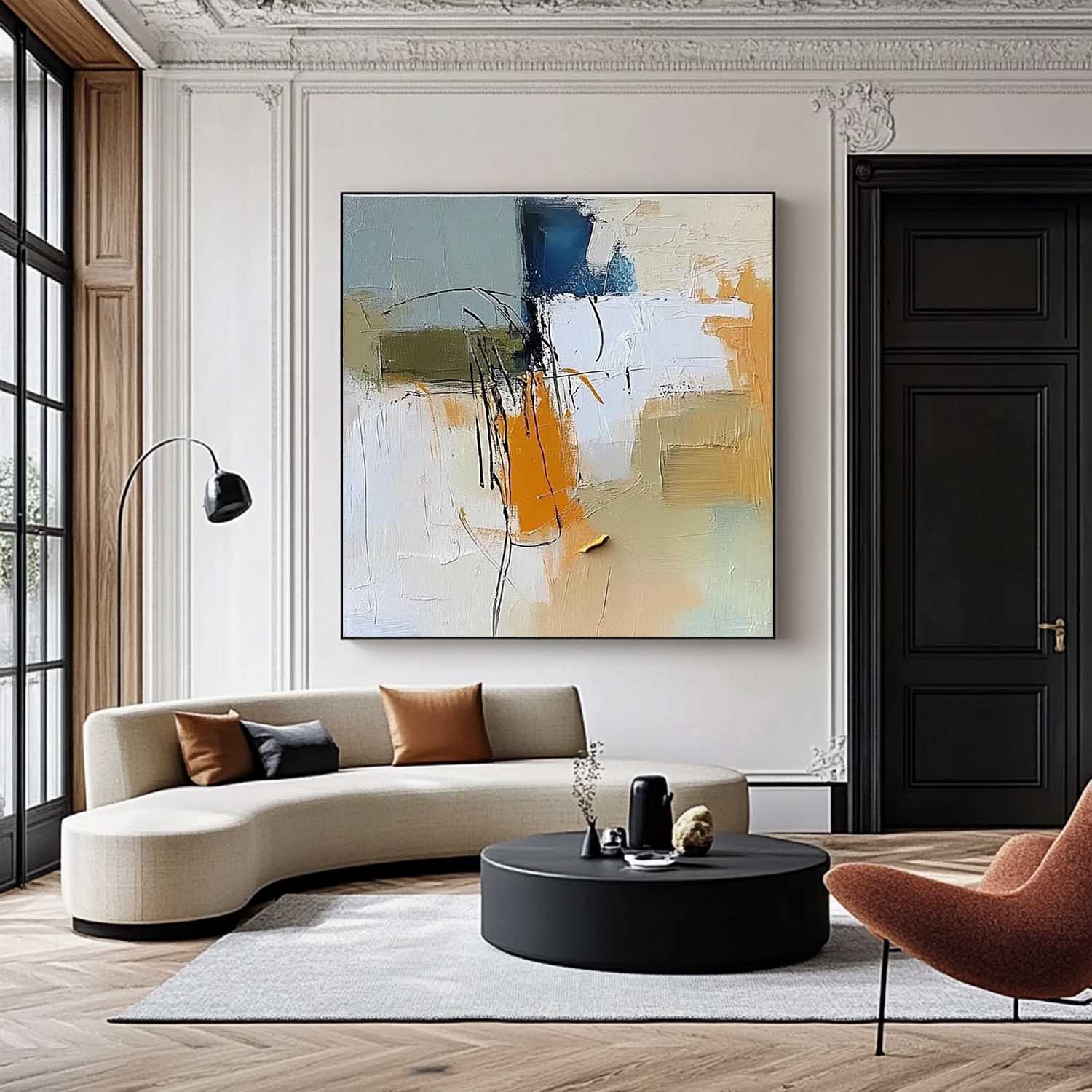Abstract Canvas Art #AB663